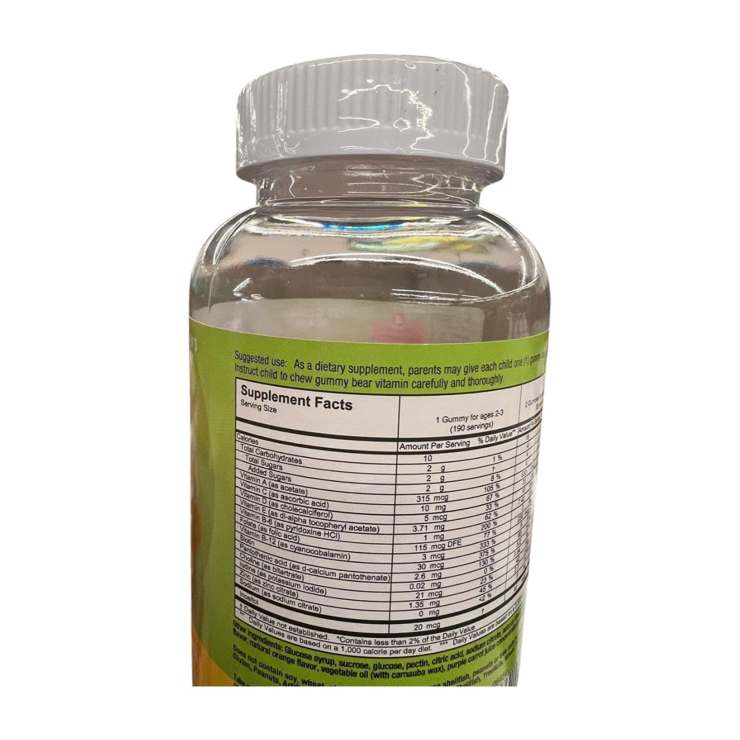 Generic Children's Complete Multivitamin & Mineral Formula Gummy 190 Gummies