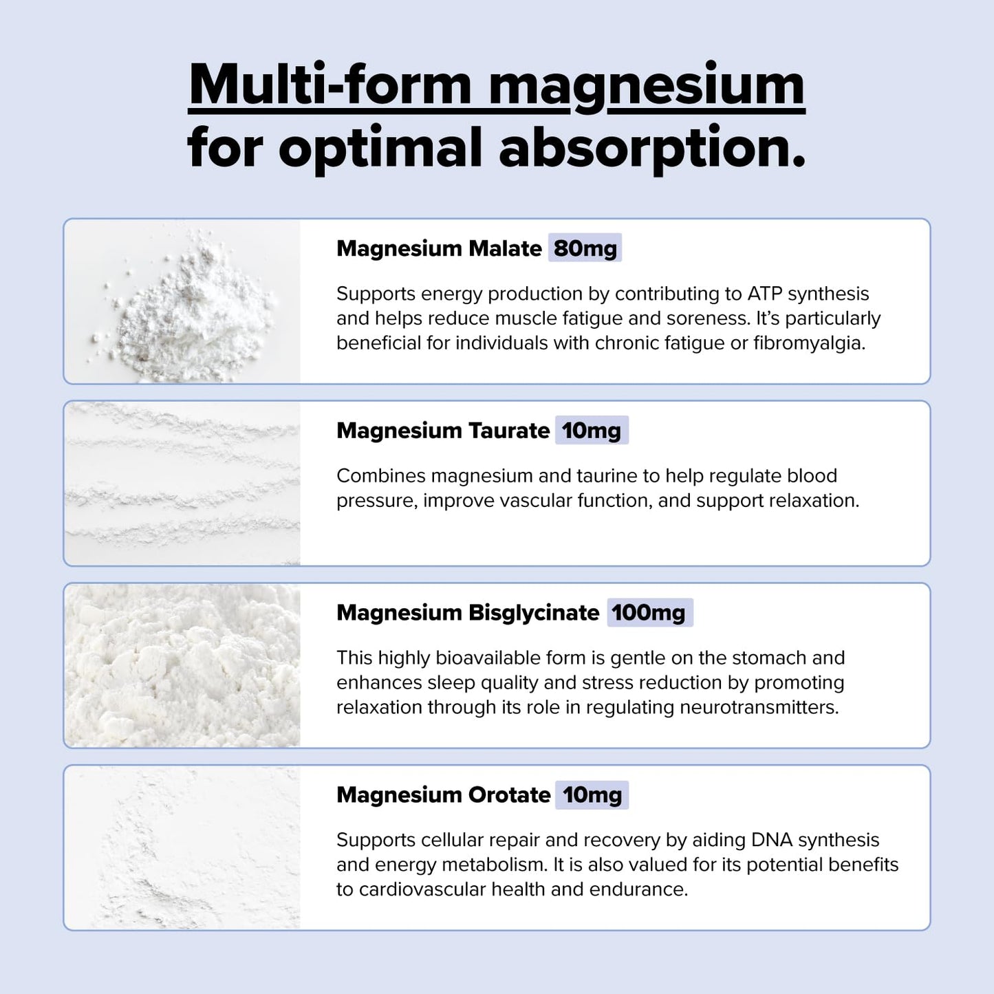 Complement Magnesium Complex 200mg 4 Forms Capsule, 60 Capsules