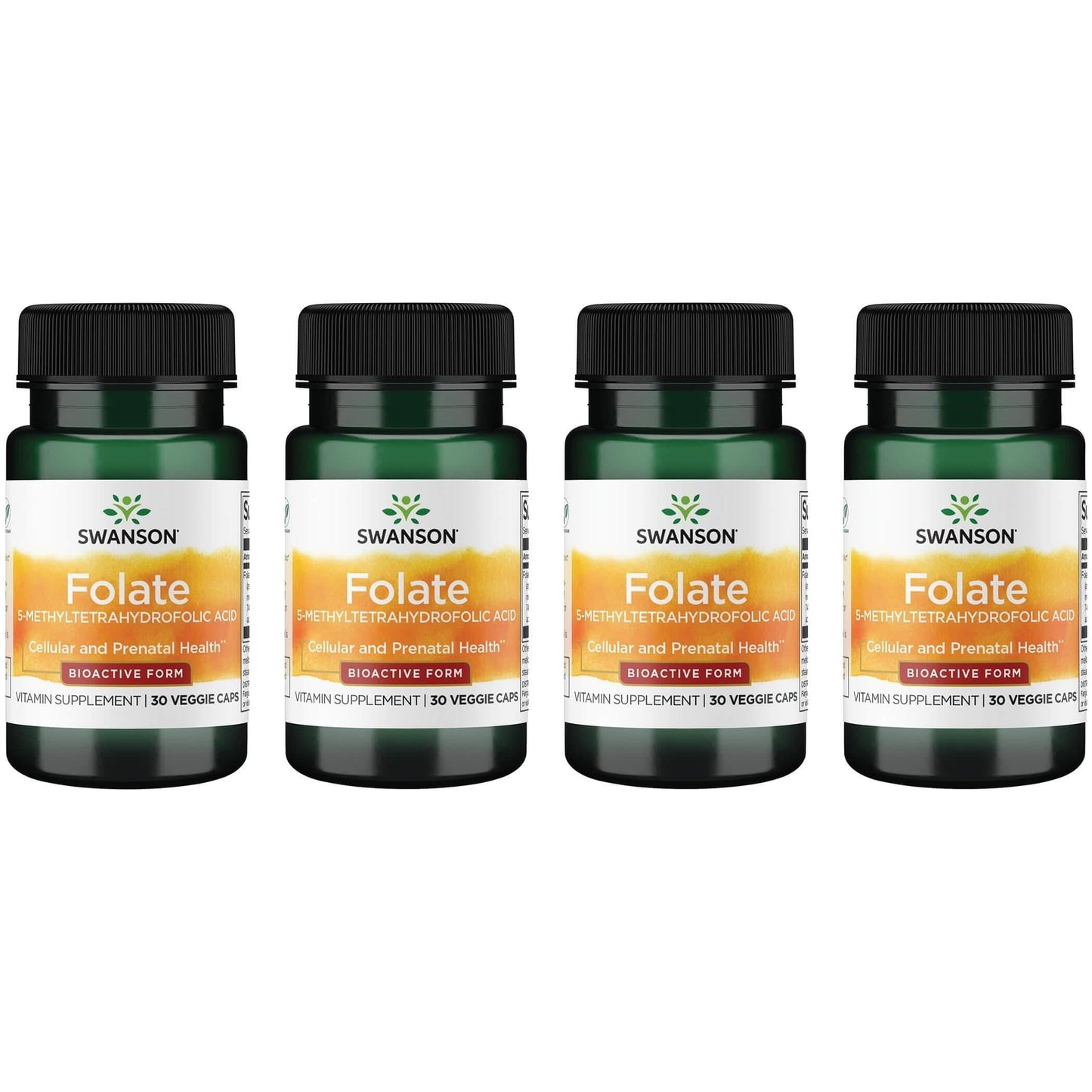 Swanson Folate (5-Methyltetrahydrofolic Acid) 400 mcg Capsule, 120