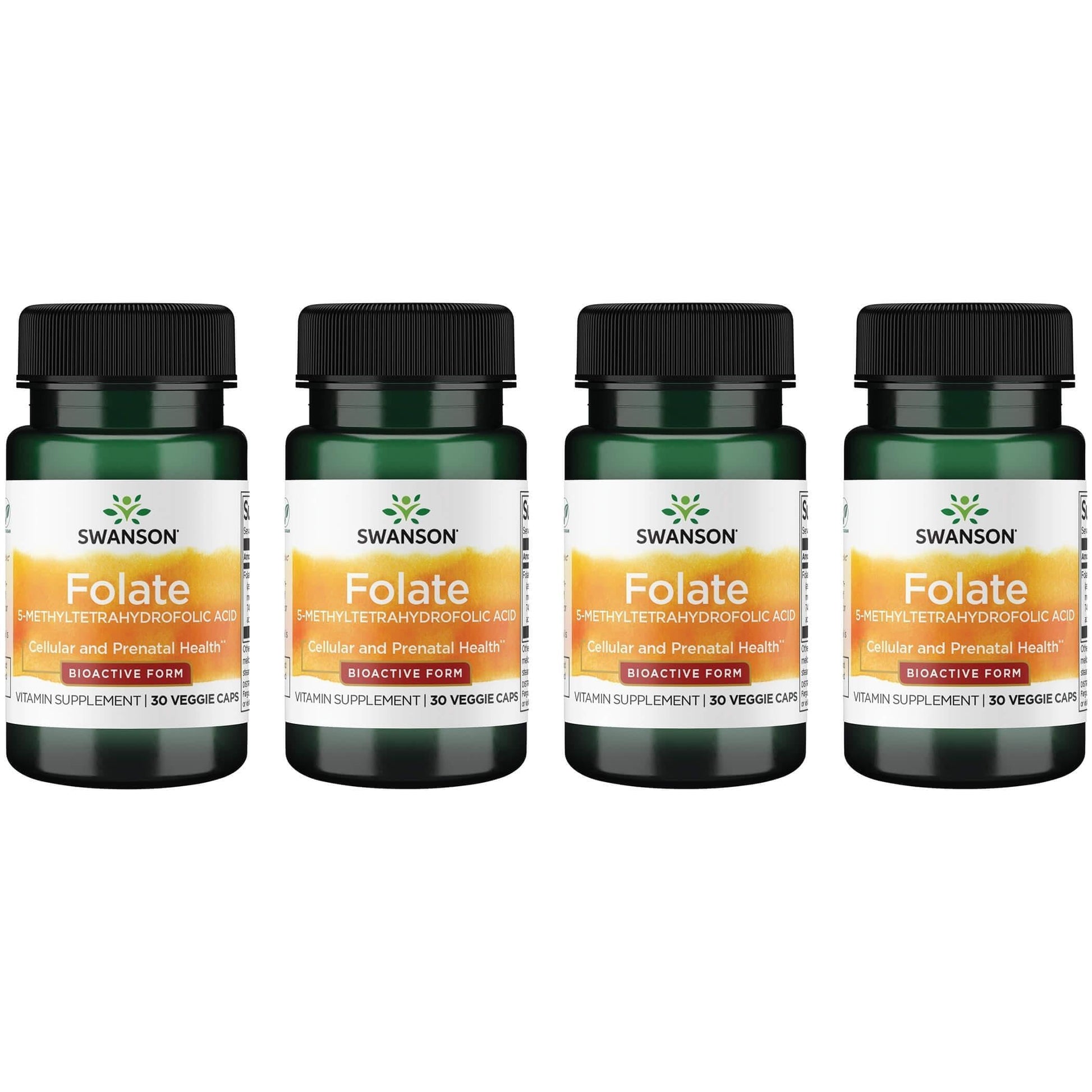Swanson Folate (5-Methyltetrahydrofolic Acid) 400 mcg Capsule, 120