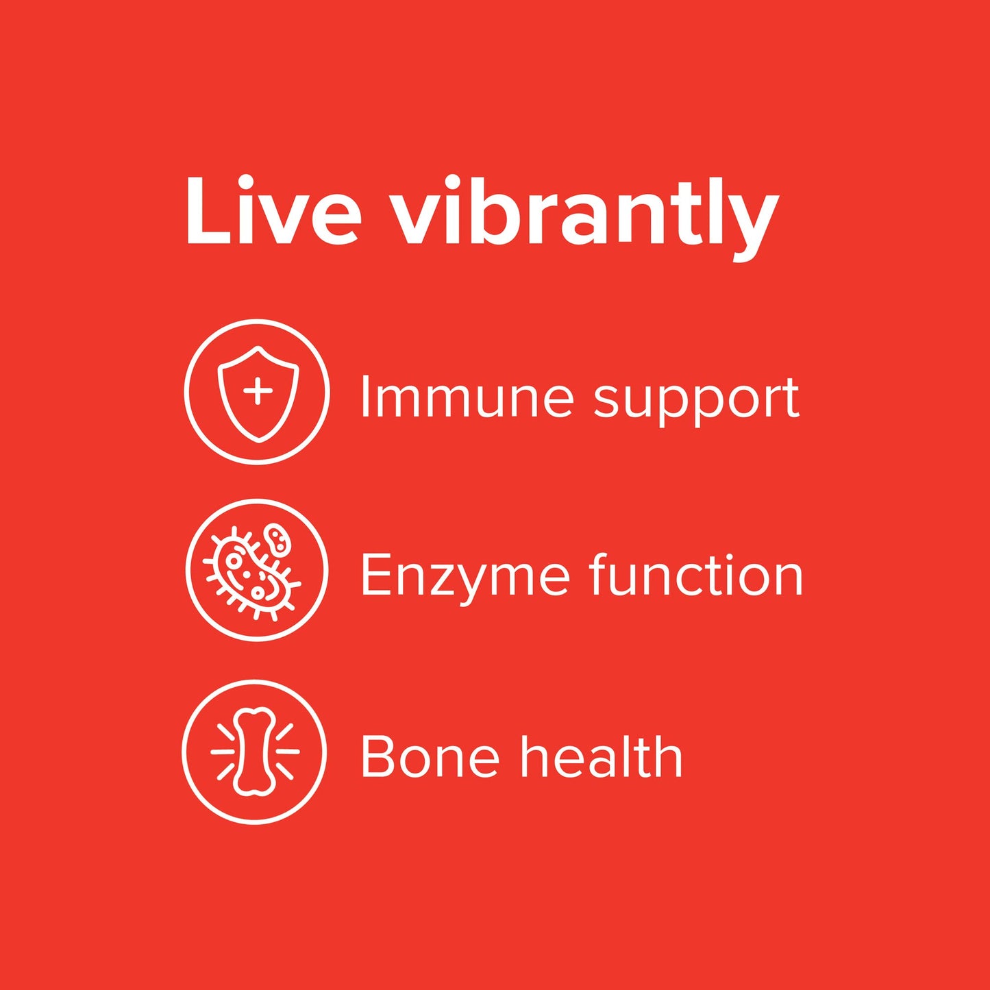 Vibrant Health Krebs Zinc Capsules, 60 Capsules