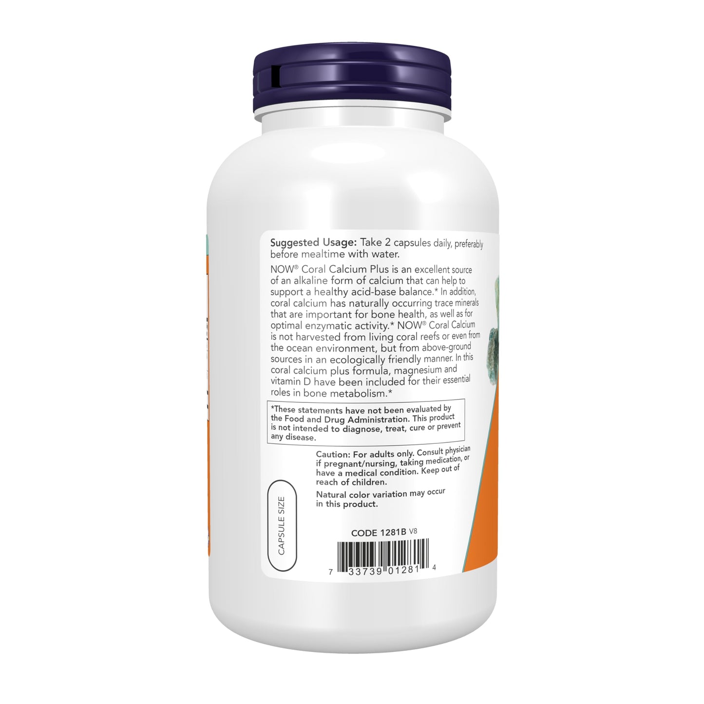 NOW Foods Coral Calcium Plus Capsules 250