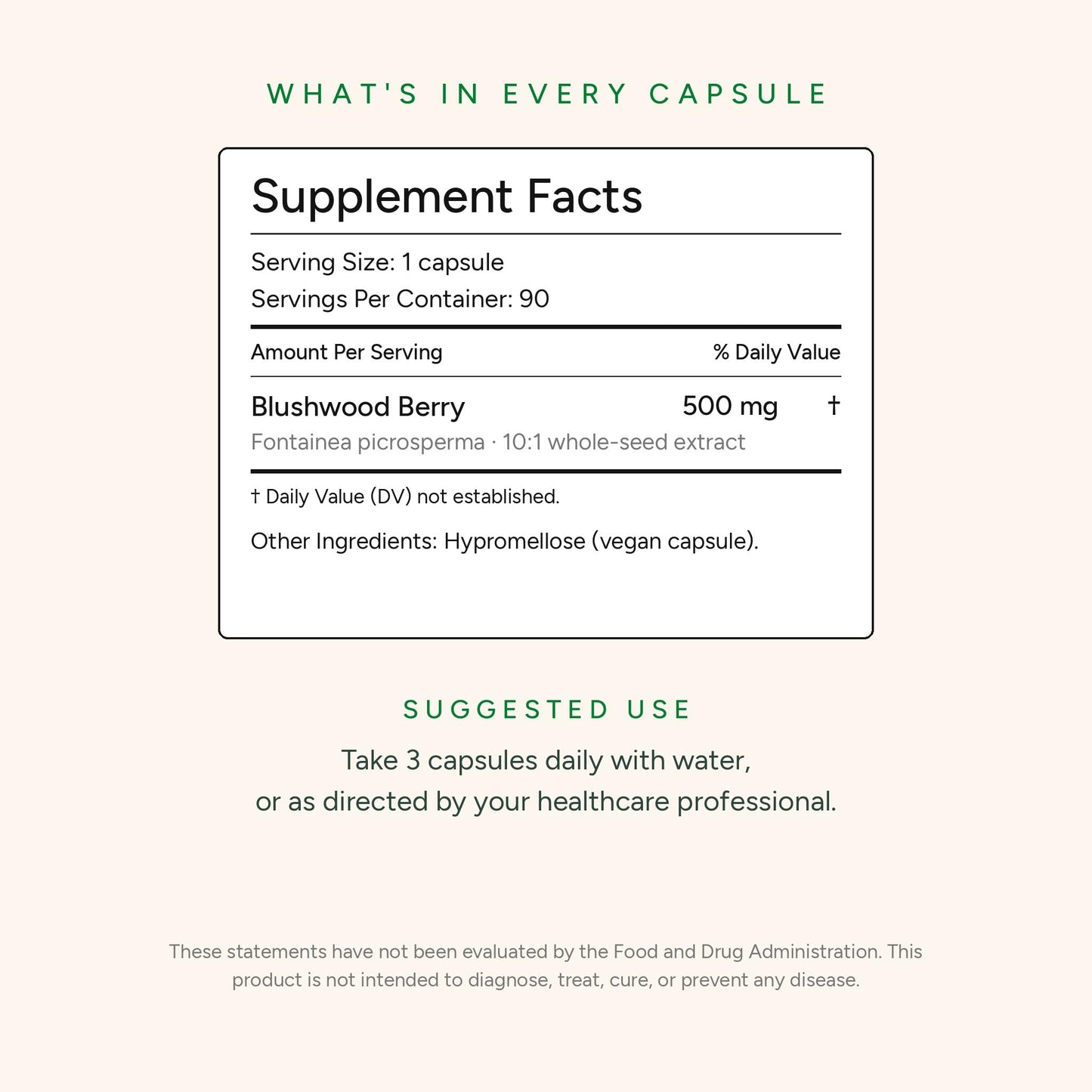 Blushwood Health Blushwood Berry Extract Capsule 90 Count
