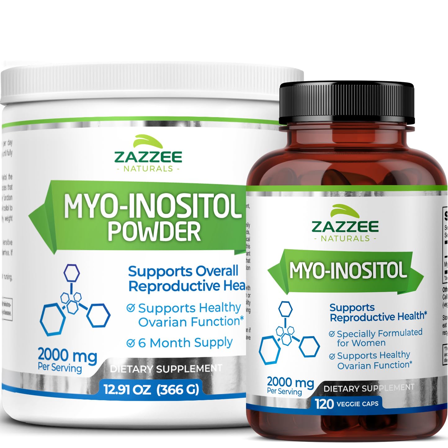 Zazzee Myo-Inositol Powder, 2