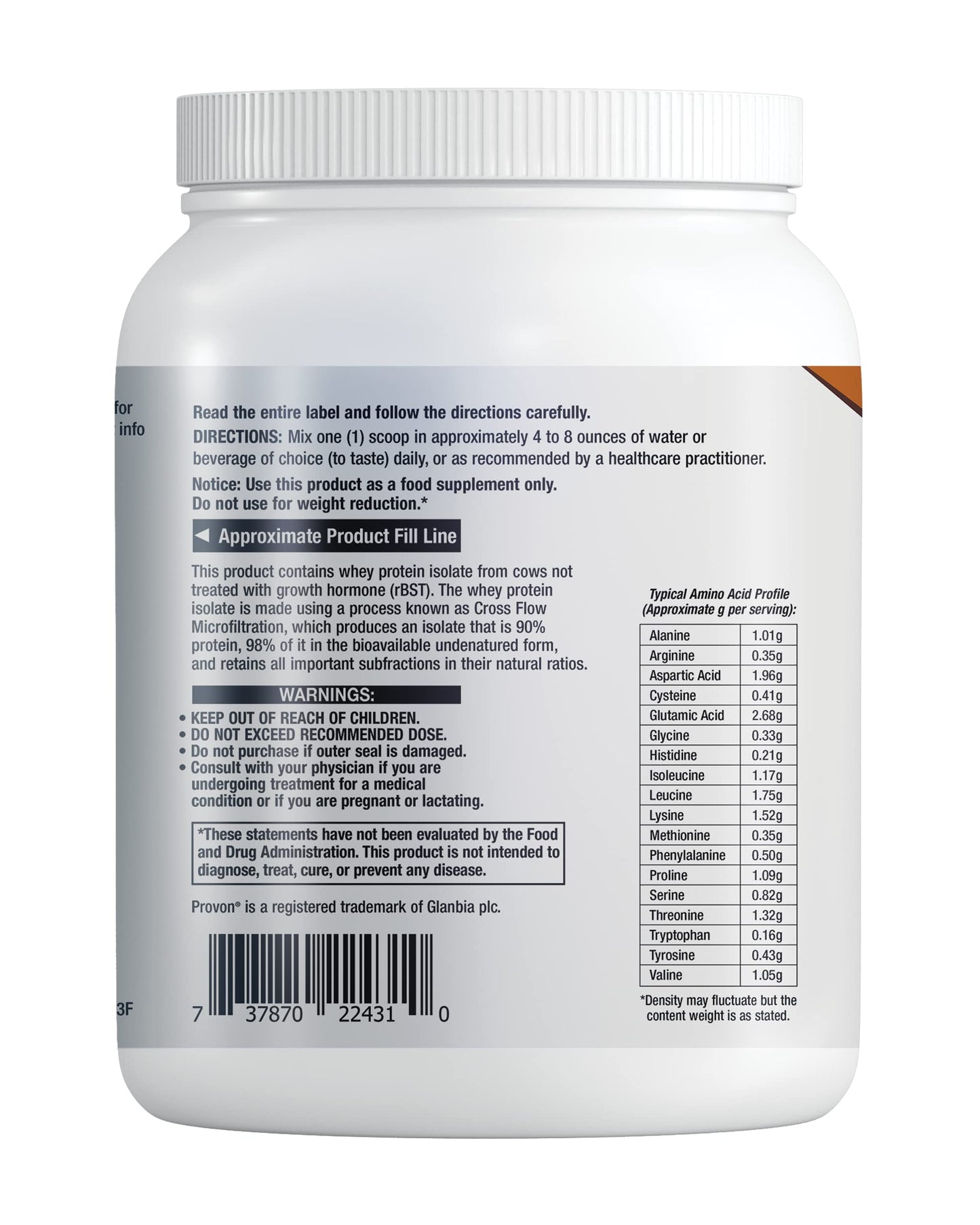 Life Extension Wellness Code Whey Protein Isolate Powder (Chocolate) 16 Servings
