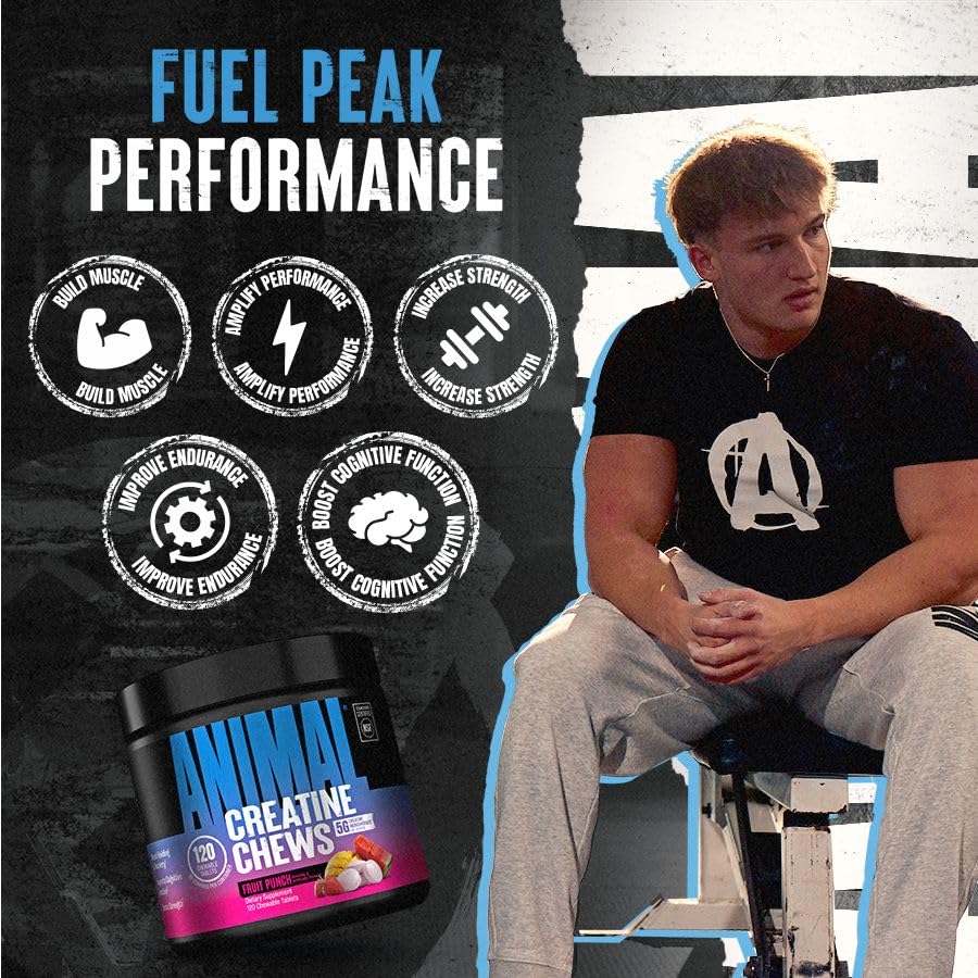 Animal Creatine Chews Chewable Tablets 120 Tablets