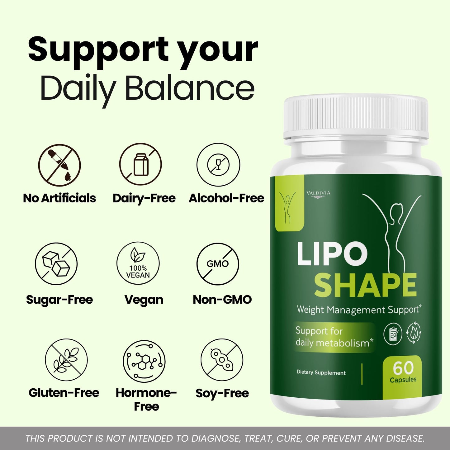 Valdivia LipoShape Capsules 180 Capsules