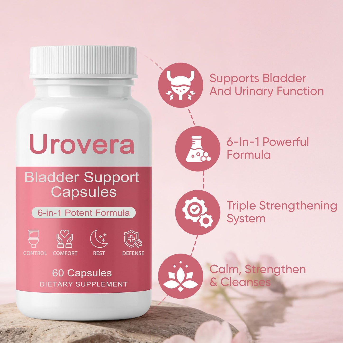 Slifthistle Urovera Bladder Control Capsule, 1 Count
