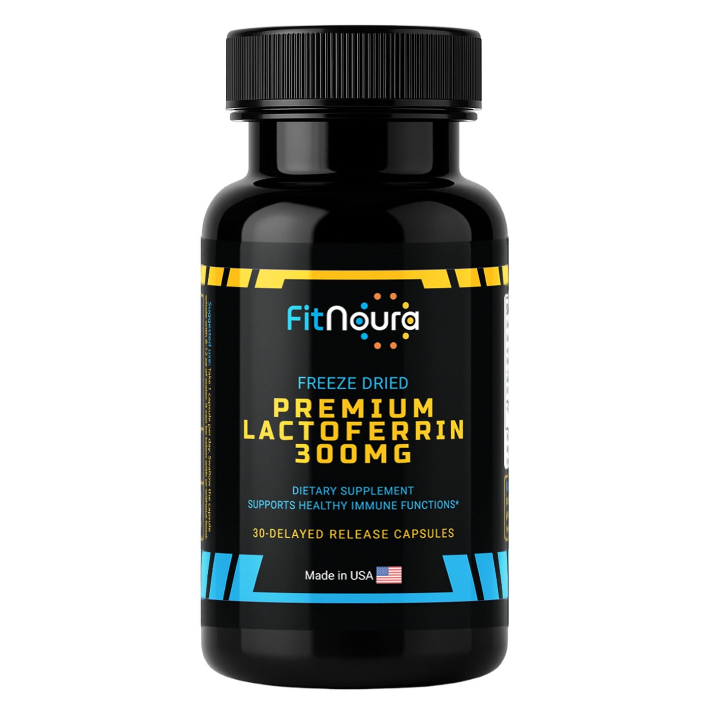 FitNoura Enteric Coated Lactoferrin Capsule, 30 Count