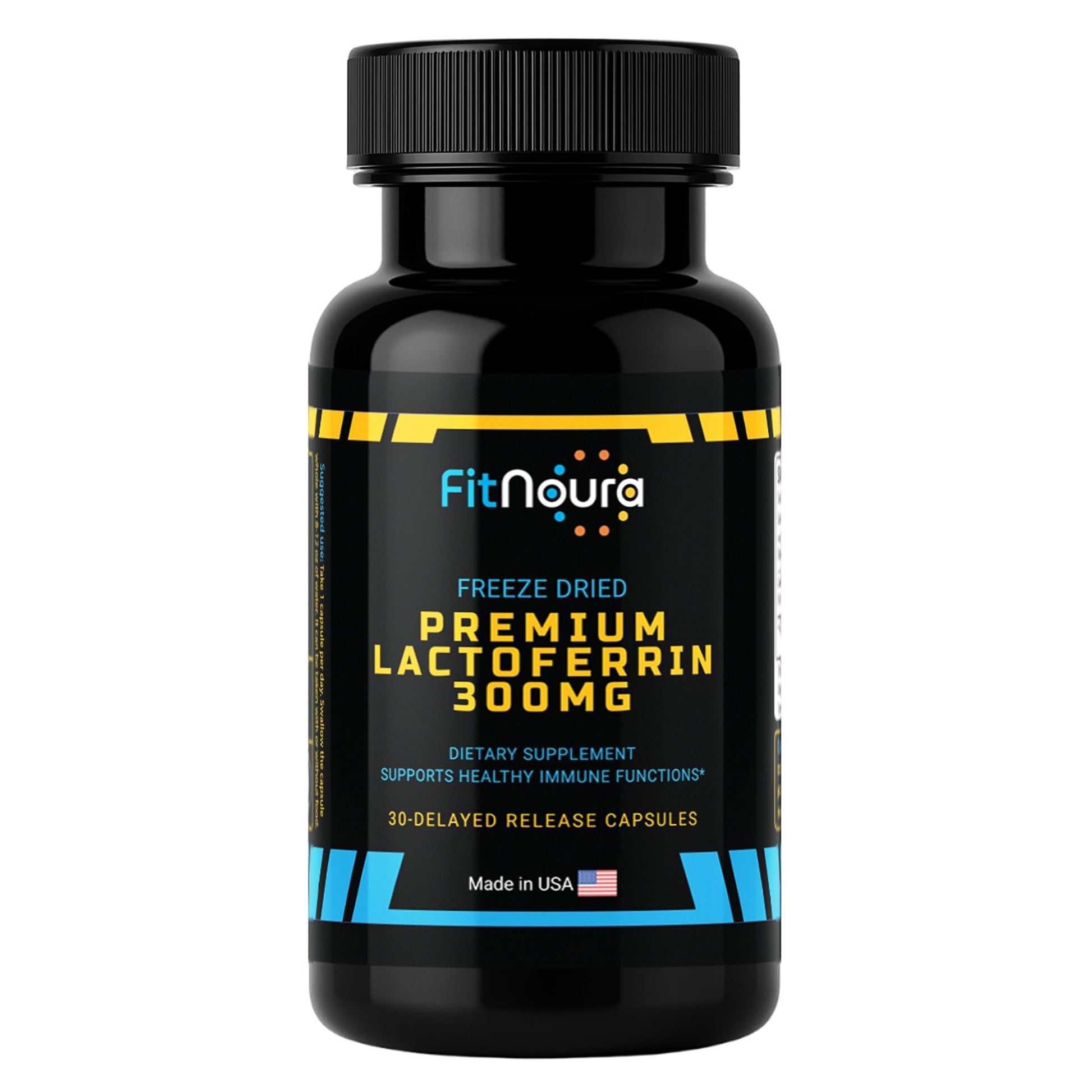 FitNoura Enteric Coated Lactoferrin Capsule, 30 Count