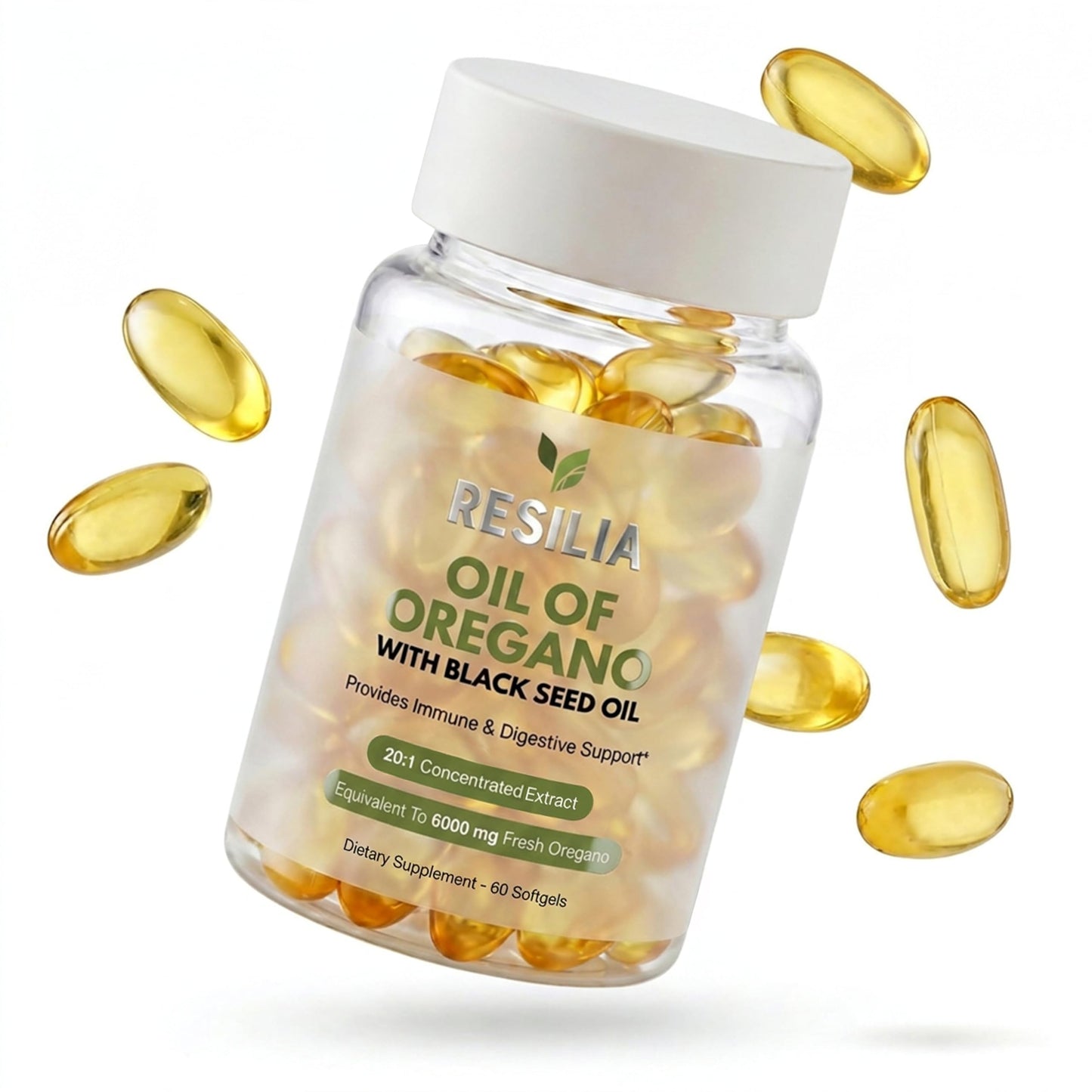 Resilia Black Seed Oil 6000mg Softgels 60 Count