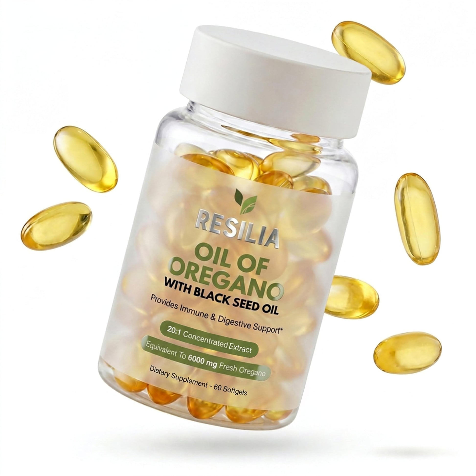 Resilia Black Seed Oil 6000mg Softgels 60 Count