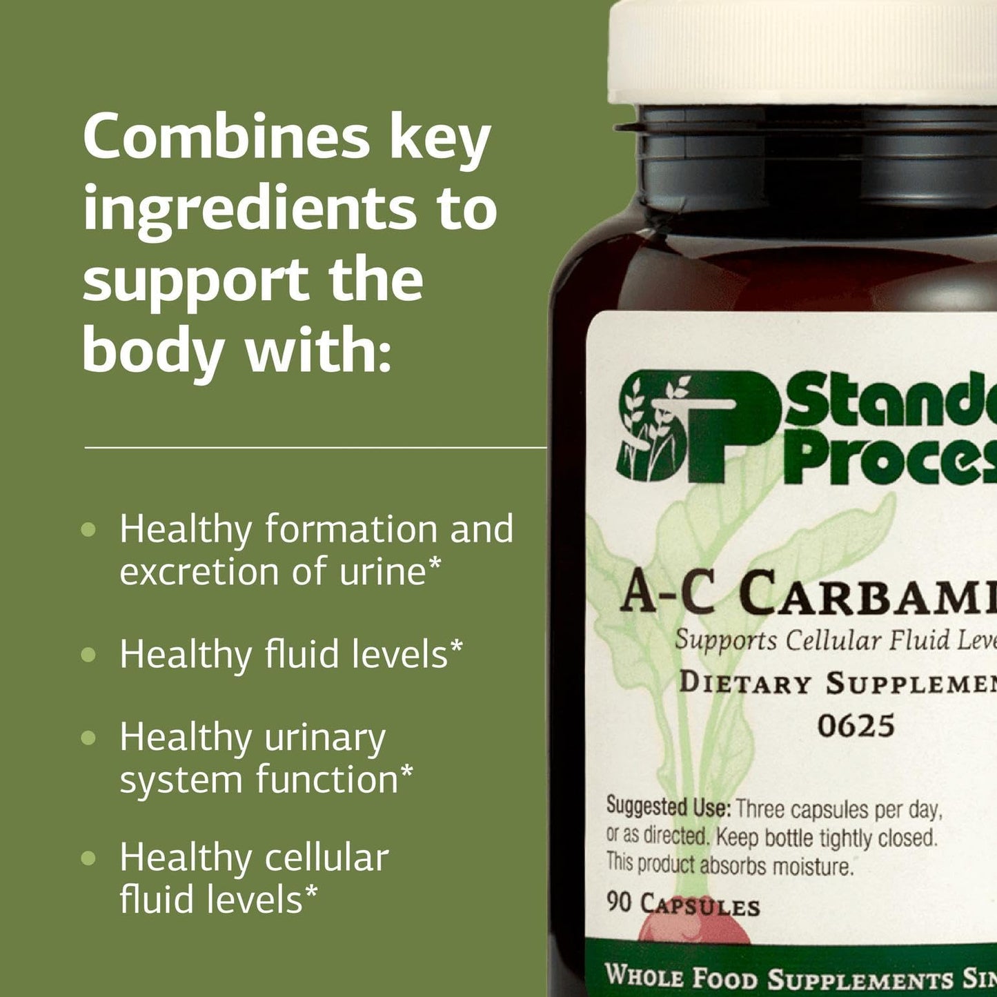 Standard Process Inc. A-C Carbamide Urinary Tract Supplement 90 Capsules