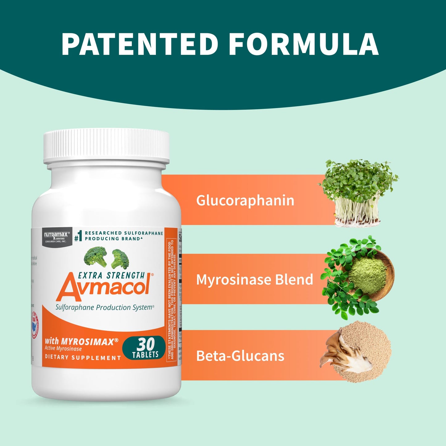 Nutramax Laboratories Avmacol Extra Strength Tablet, 30 Tablets