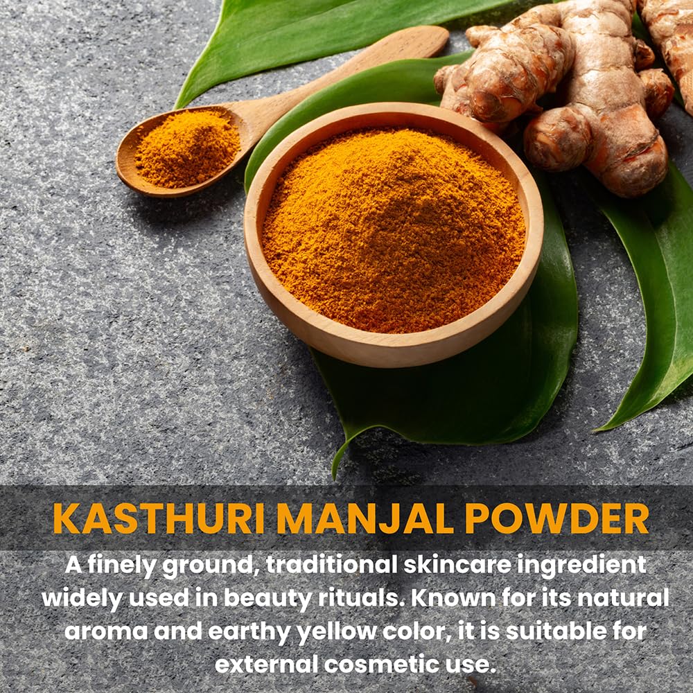 Ireya Ayurveda Kasthuri Manjal Powder, 3.5 oz