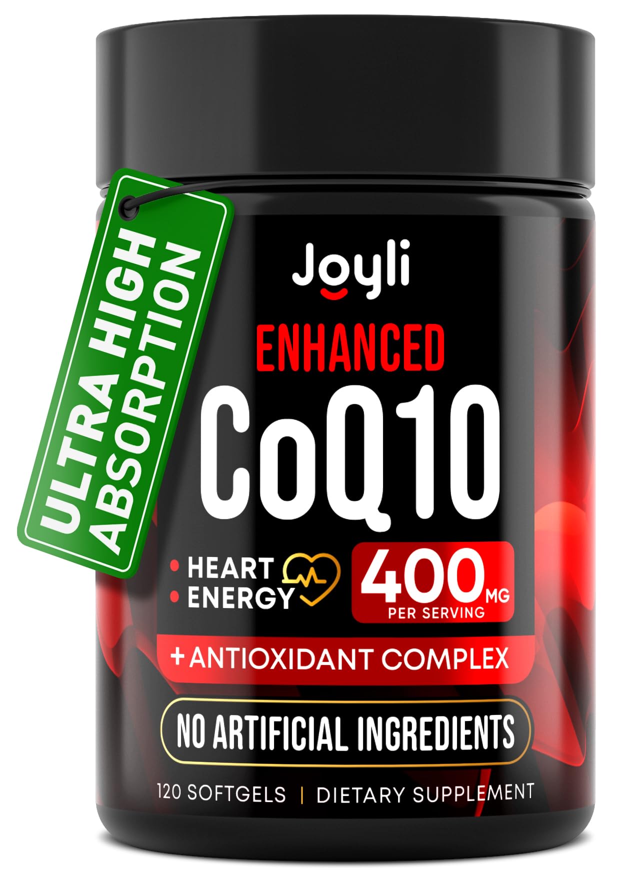 JOYLI Nutrition CoQ10 400mg 120 Softgels
