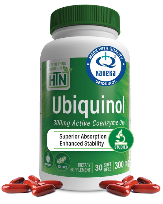 Health Thru Nutrition Ubiquinol 300mg Softgels, 30 Count