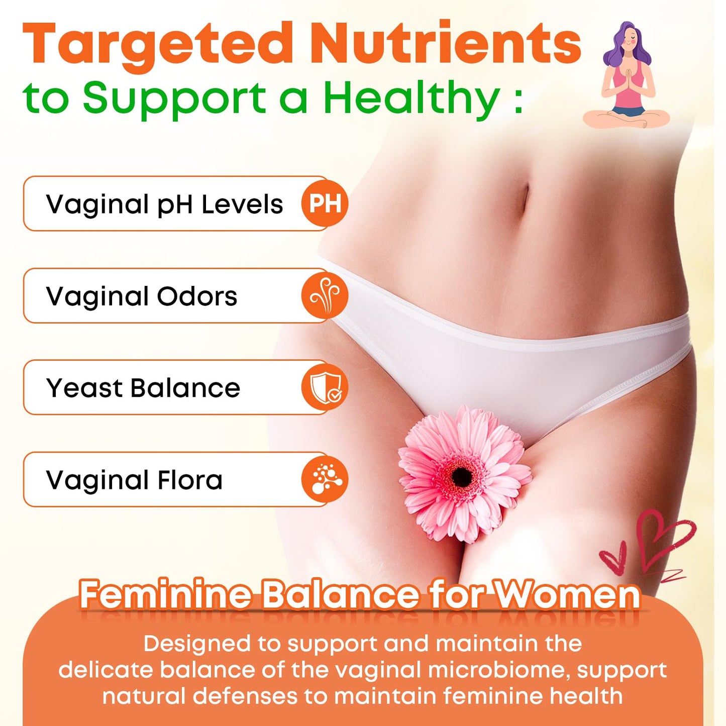 Vazatisi Feminine Balance Gummies for Women’s Pineapple PH Balance, Healthy Odor, Yeast Balance & Flora, Vegetarian Friendly, Sugar Free, 120 Gummies