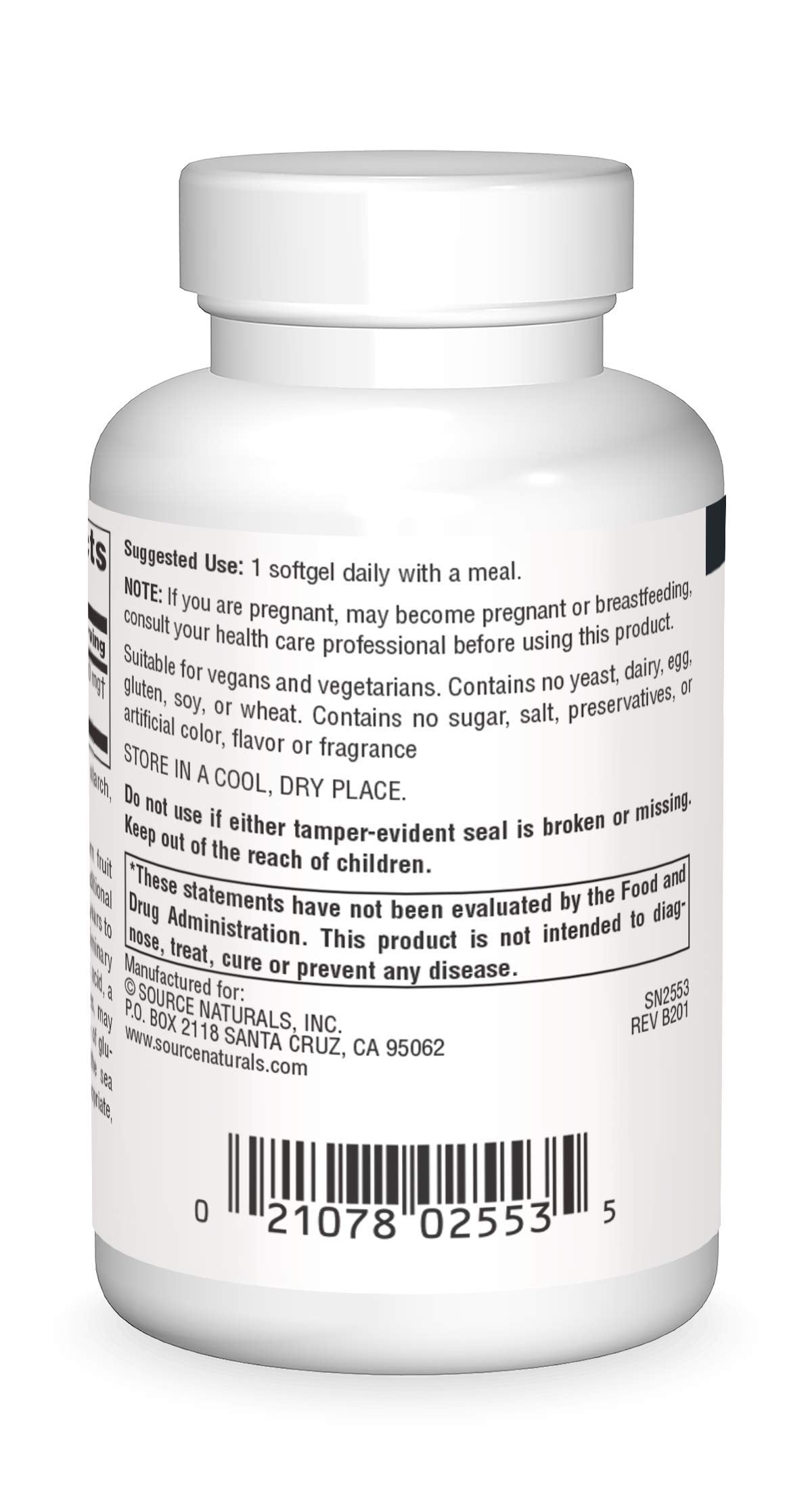 Source Naturals Omega-7 Sea Buckthorn Fruit Oil Softgels, 30 Count