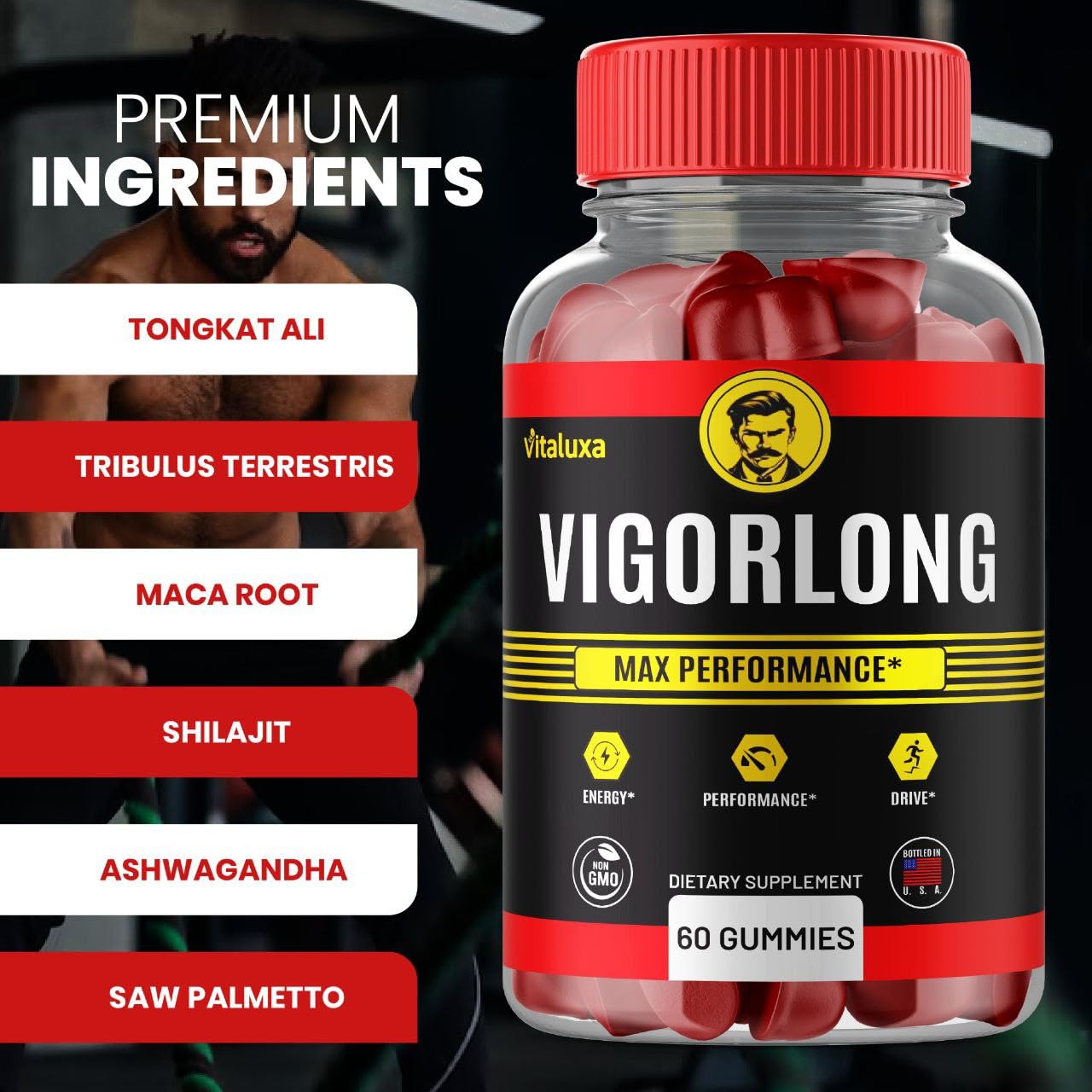Vitaluxa Vigorlong Gummies 120 Gummies
