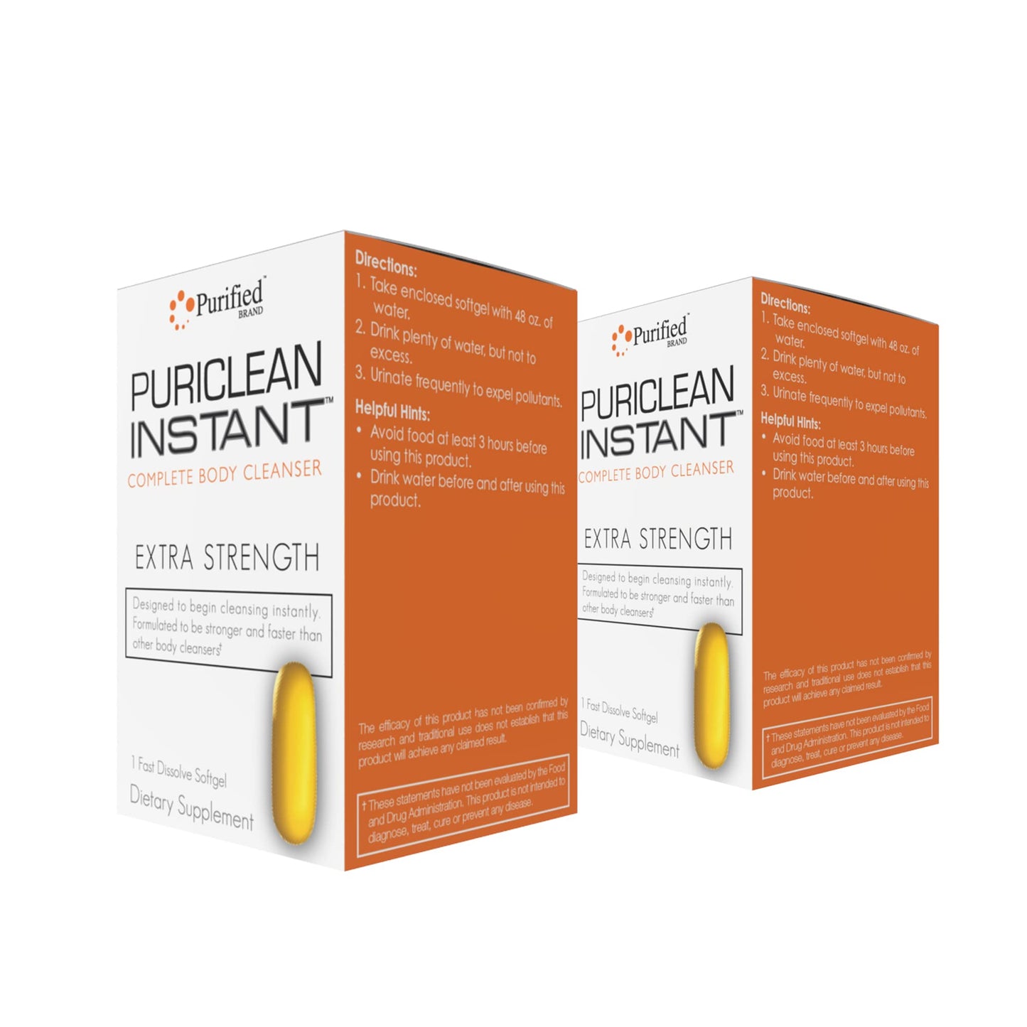 Wellgenix Puriclean Instant Complete Body Cleanser Softgels 2 Pack