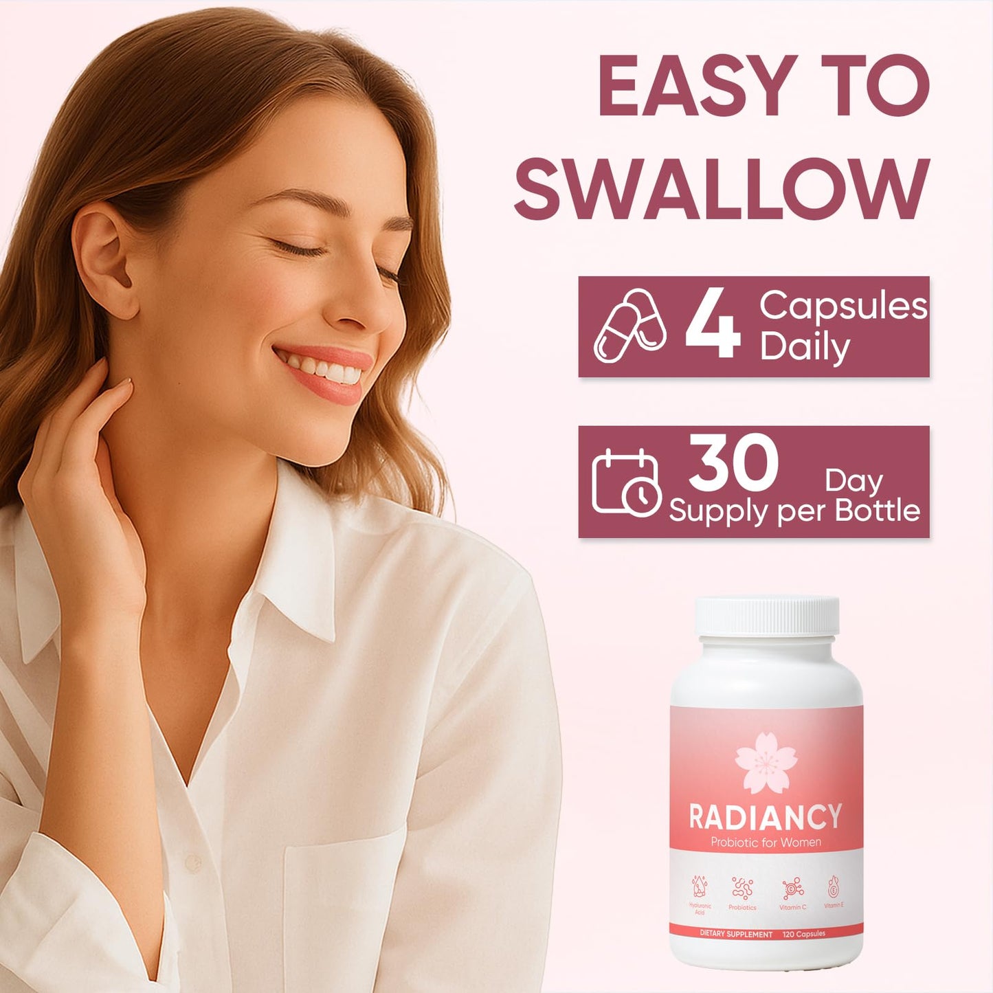 minyang Radiancy Probiotic for Women Capsule 120 Count