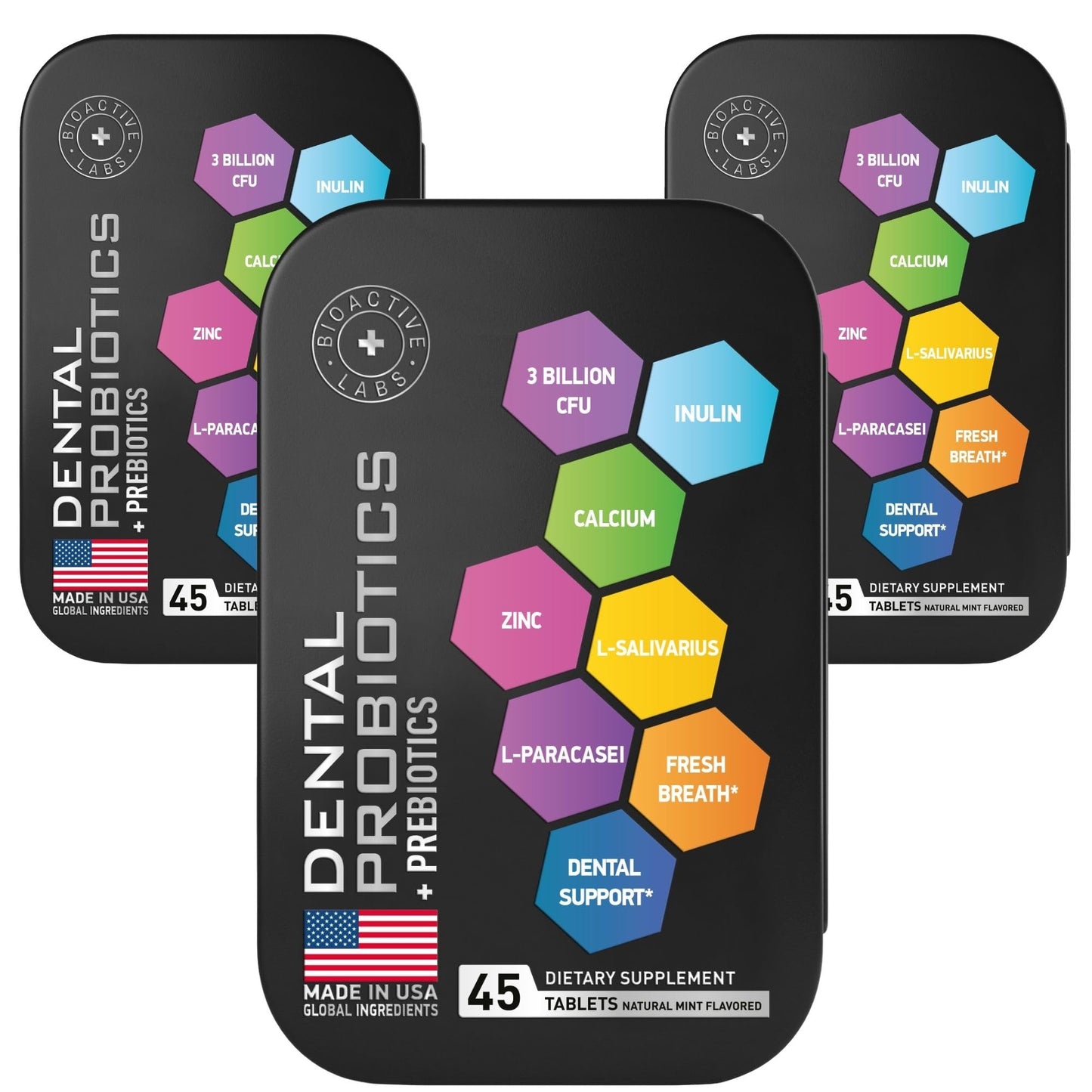 BIOACTIVE LABS Dental Probiotics for Teeth and Gums 135 Tablets
