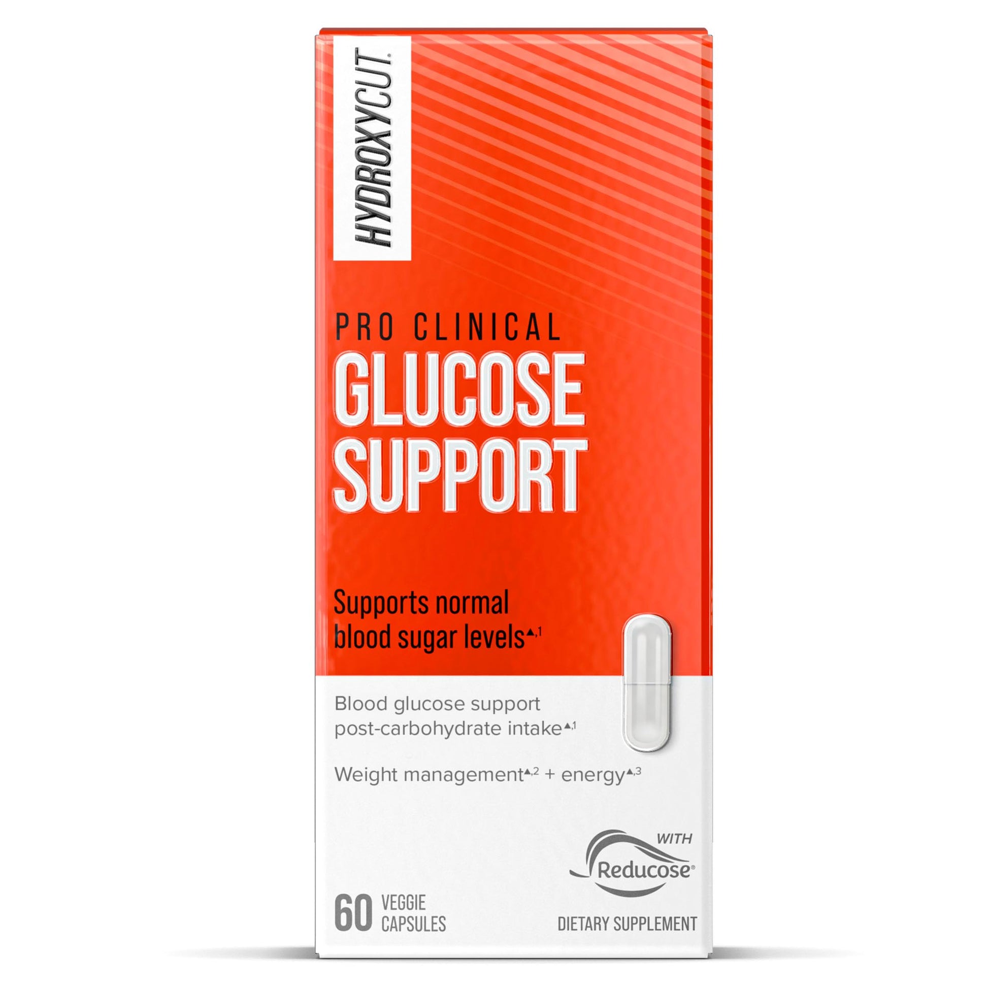 Hydroxycut Pro Clinical Glucose Support Capsules, 60 Count