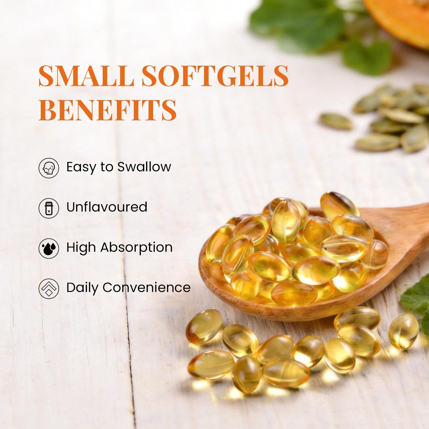 JulyDeer Pumpkin Seed Oil with Saw Palmetto Softgels 180 Count