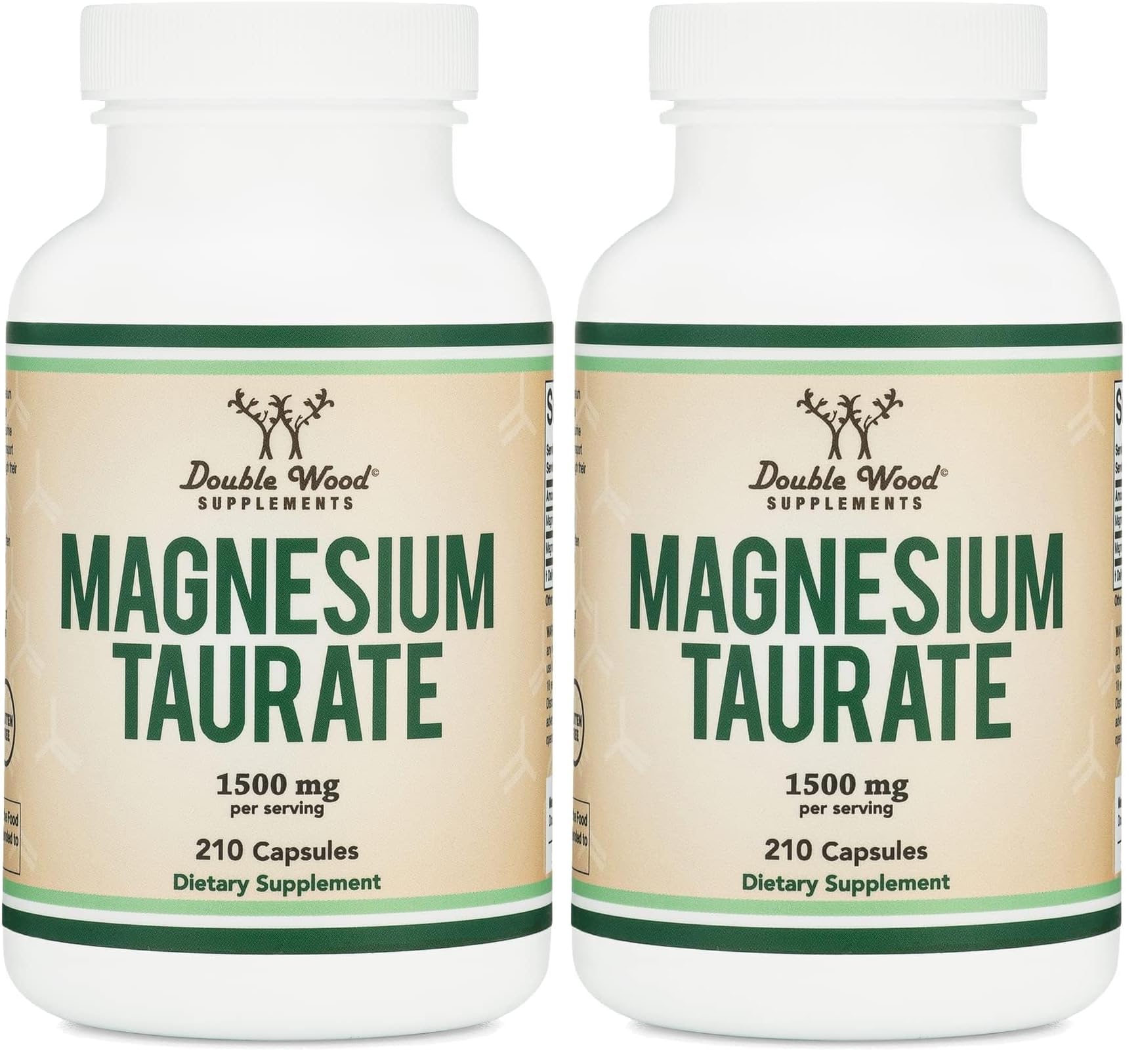 Double Wood Supplements Magnesium Taurate Capsule 420 Capsules