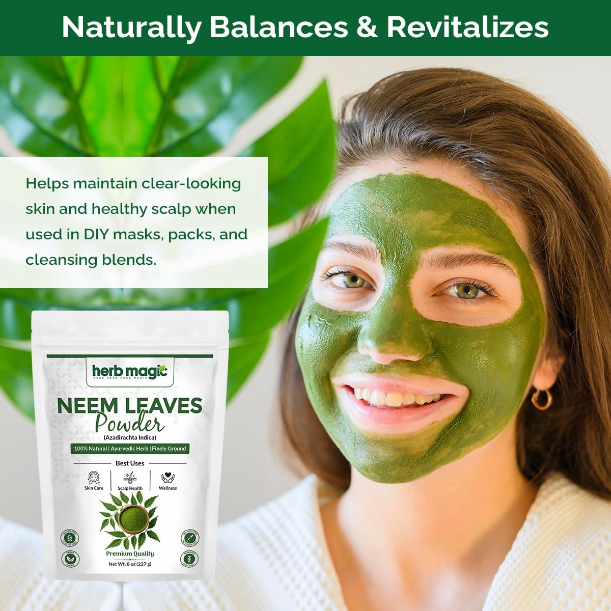 Herb Magic Neem Leaf Powder 8 oz