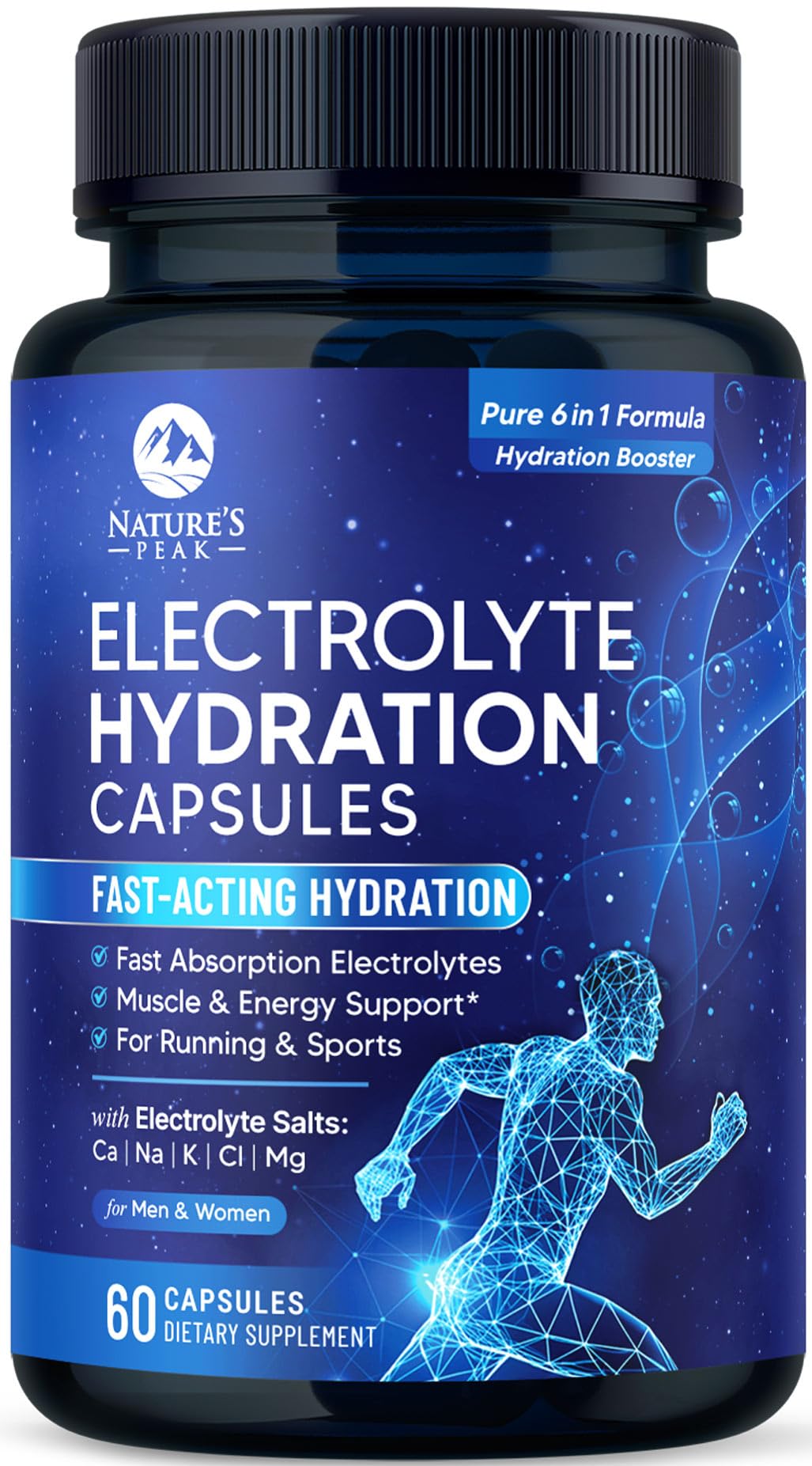 Nature's Peak Electrolytes Supplement Capsule 60 Count