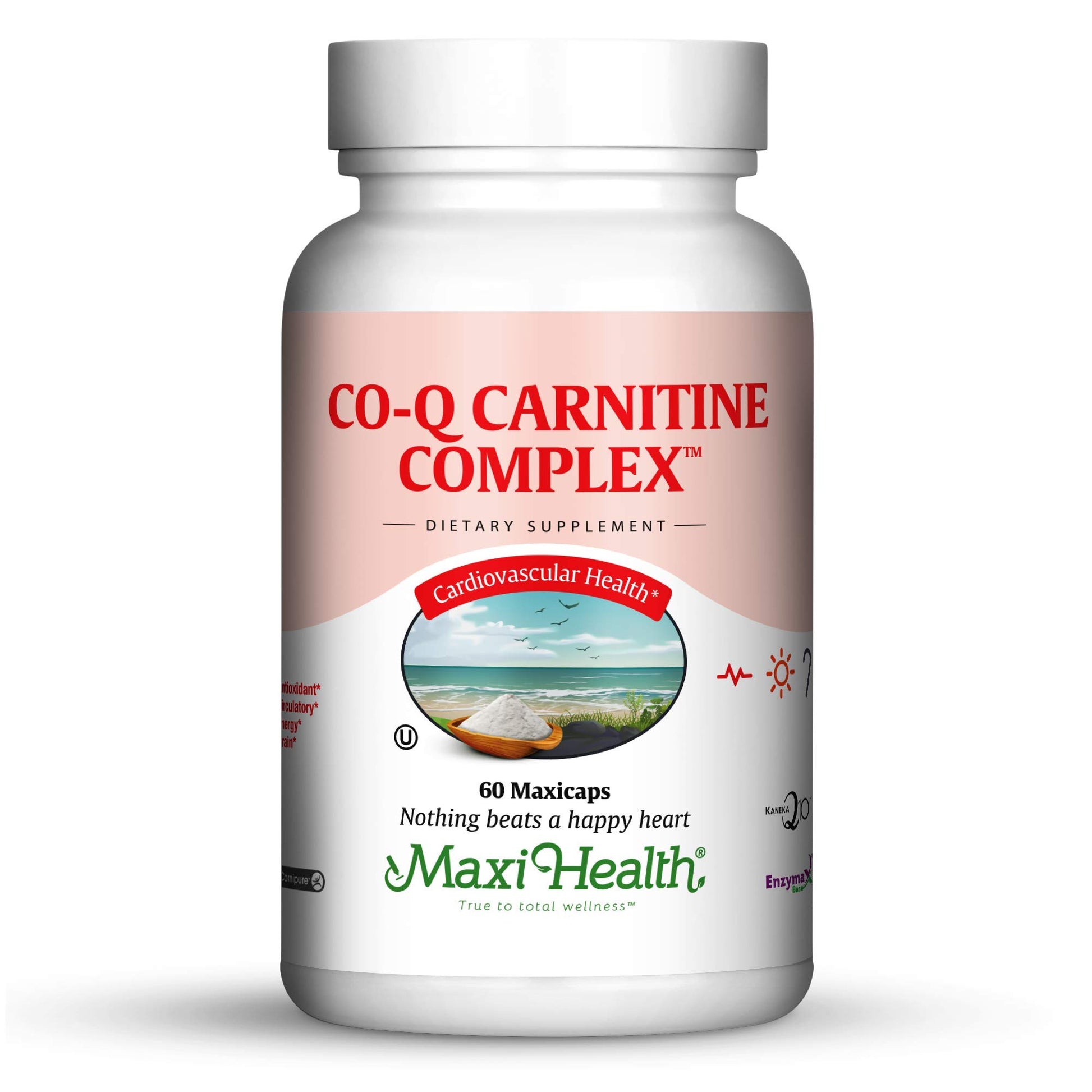 Maxi Health Coq Carnitine Complex Coenzyme Q10 & L-Carnitine Capsule, 60 Count