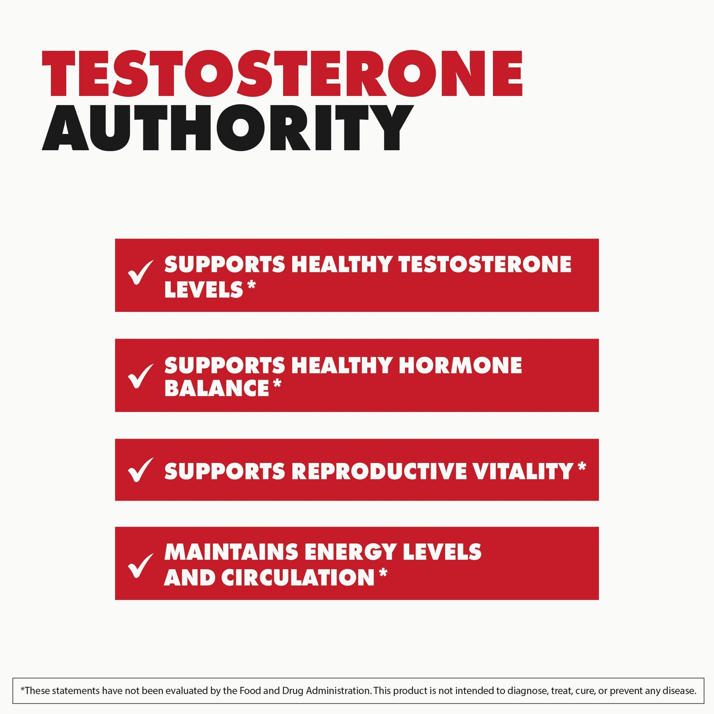 ONL Red Wolf Testosterone Booster for Men & Ultimate Male Enhancing Tablets, 30 Count