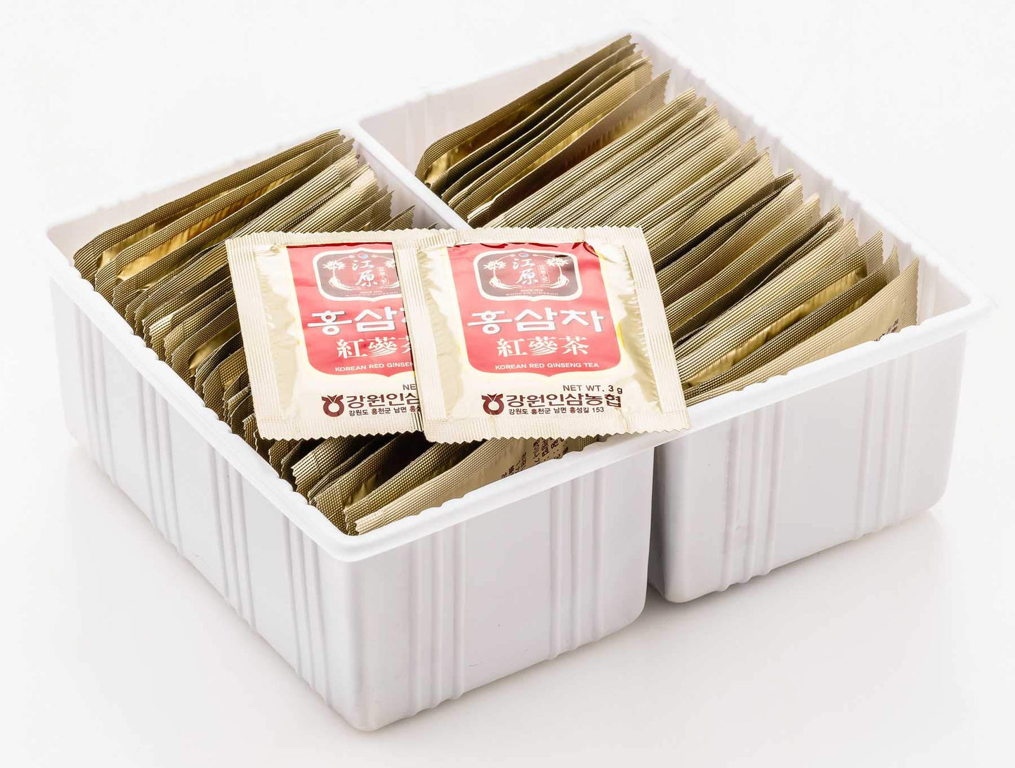 Gangwoninsam 6 Year Korean Red Ginseng Tea Powder, 5 Pack