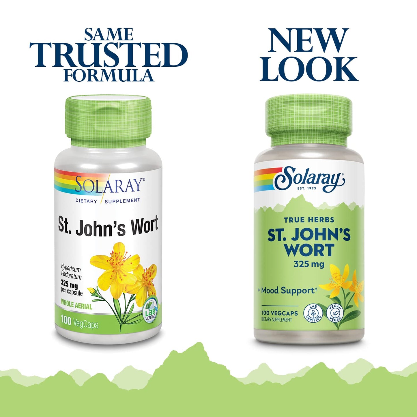 SOLARAY St Johns Wort 325 mg Whole Aerial Capsule 100