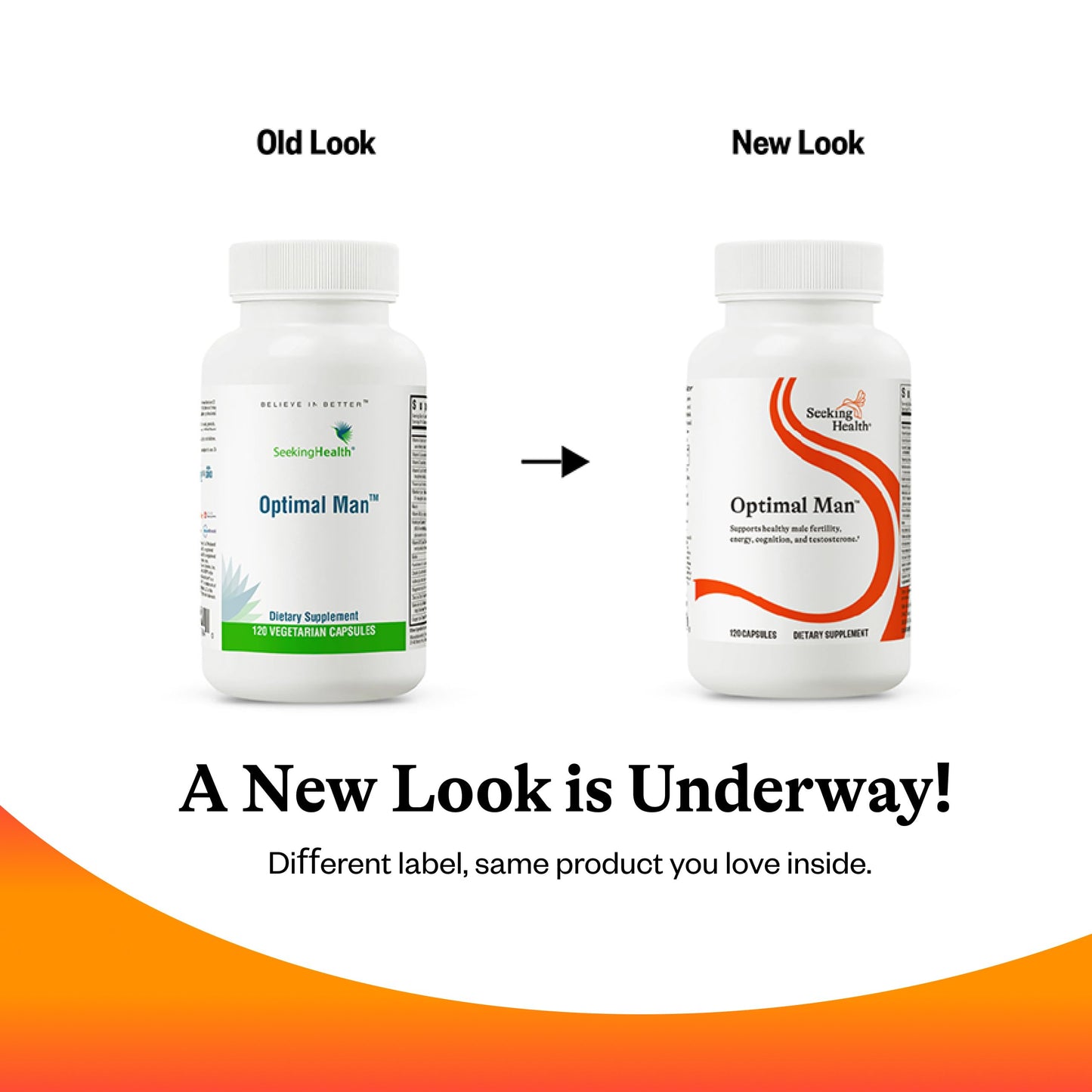 Seeking Health Optimal Man Multivitamin Capsule 120 Count