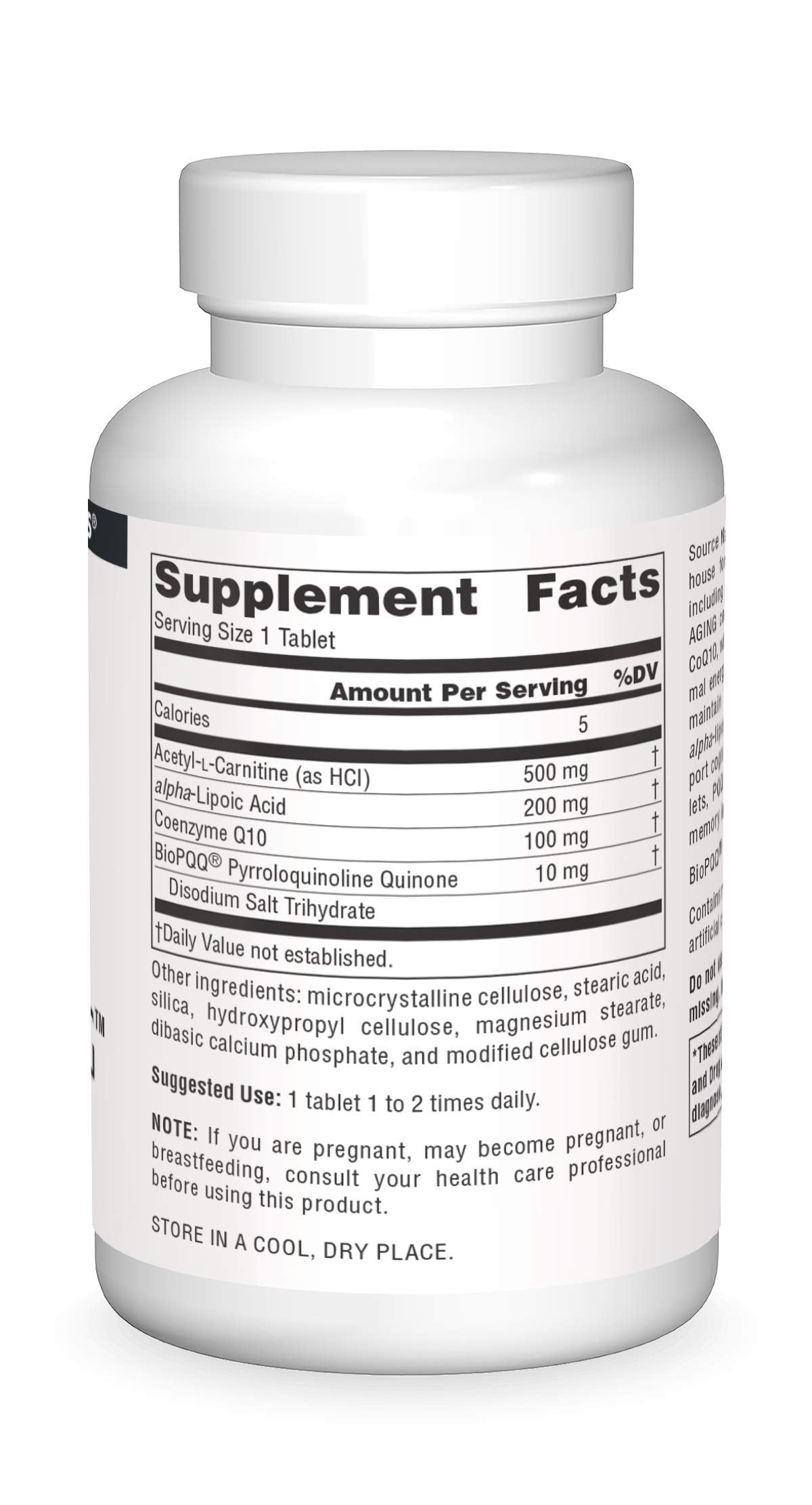 Source Naturals PQQ Healthy Aging - for Mitochondrial Energy & Brain Support, 90 Tablets
