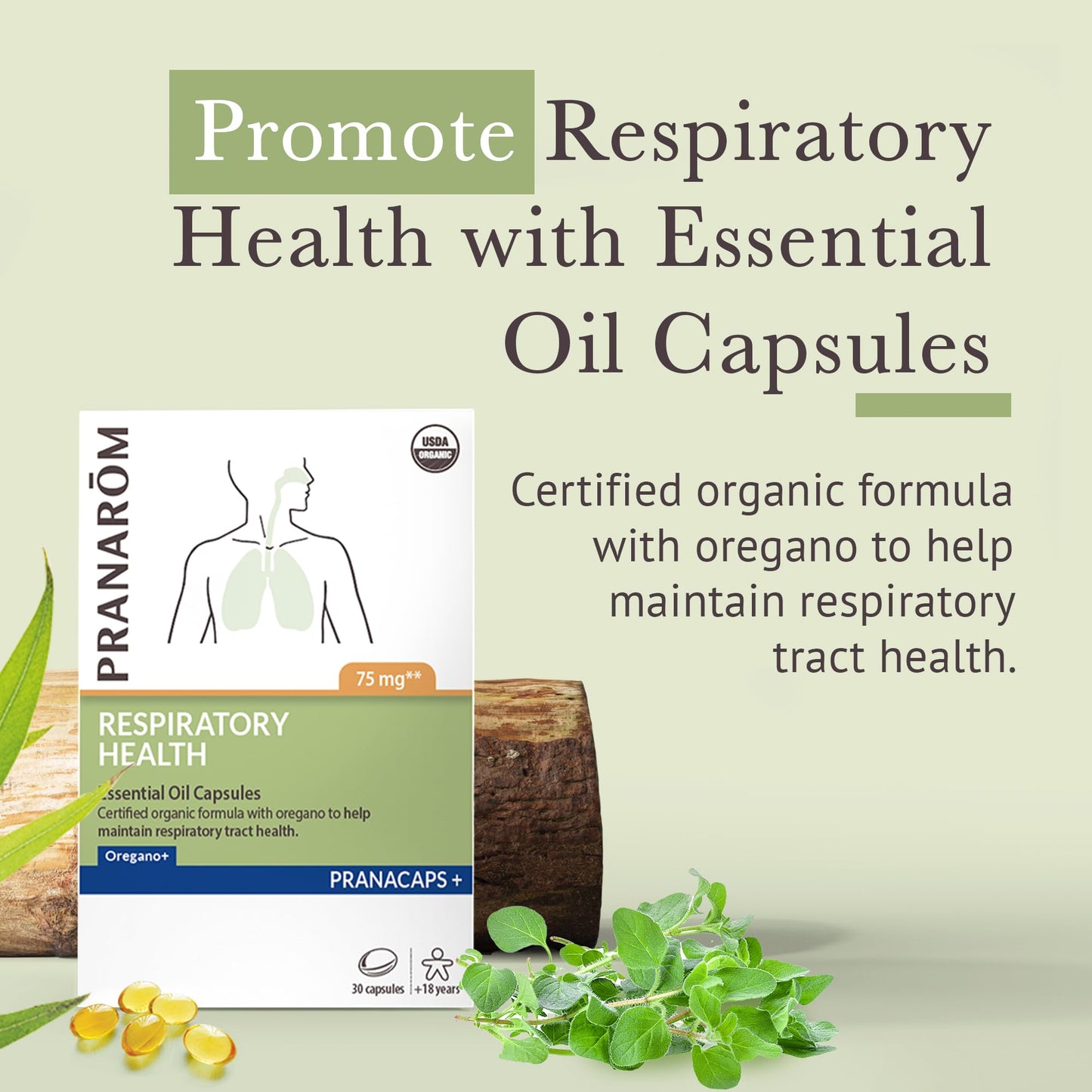 Pranarom Respiratory Health Pranacaps 30 Capsules