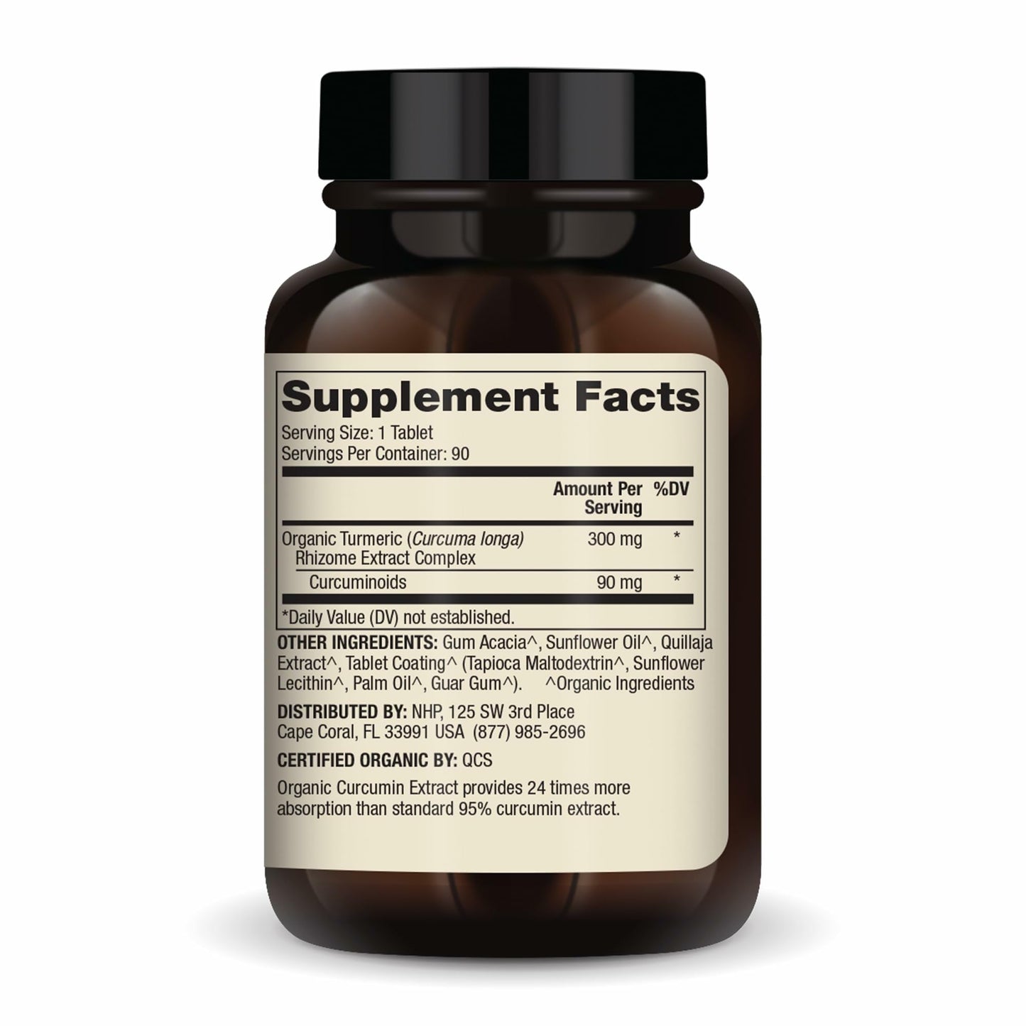 Dr. Mercola Organic Curcumin Extract Tablets, 90 Count