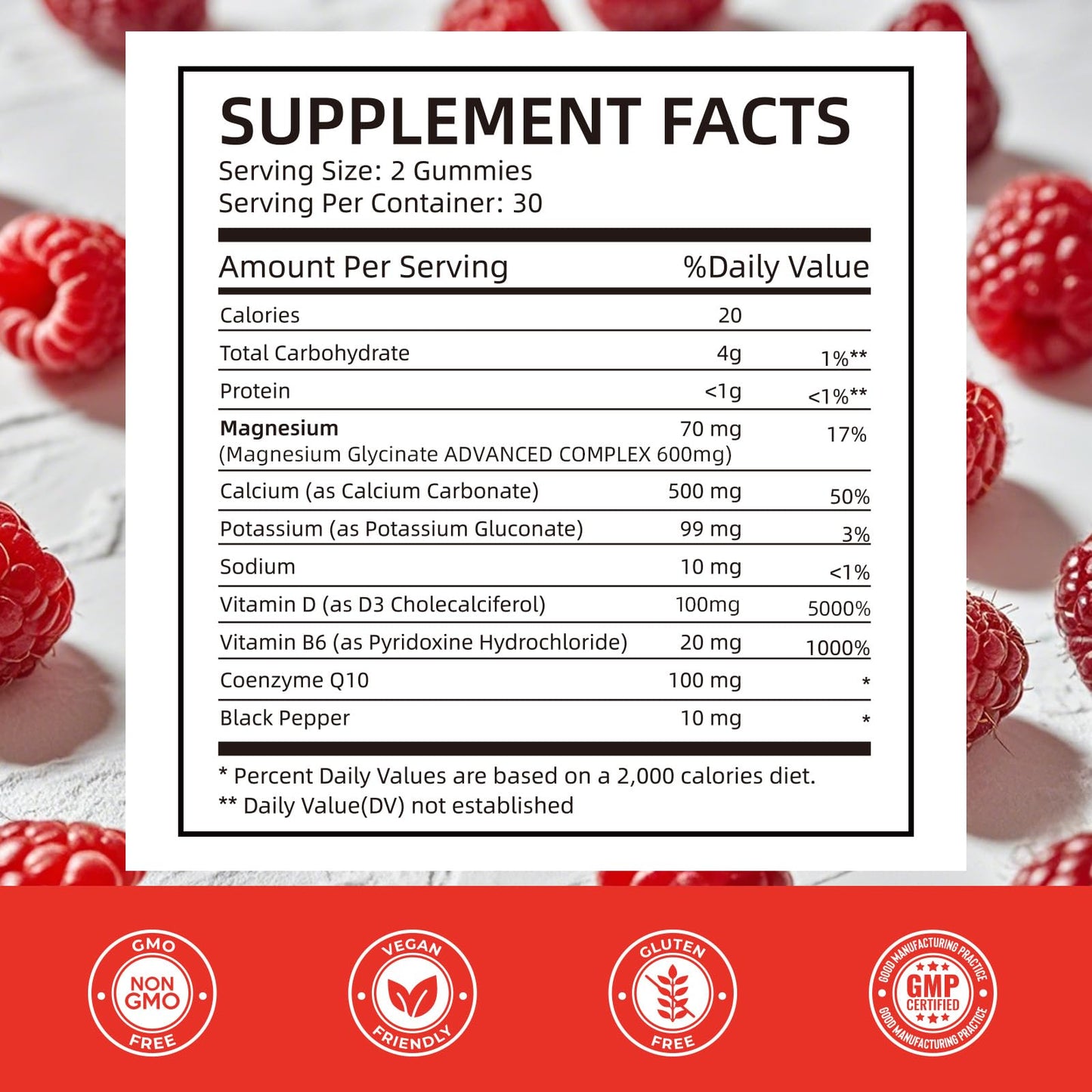 HEALOADING Magnesium Citrate Gummies 60 Count