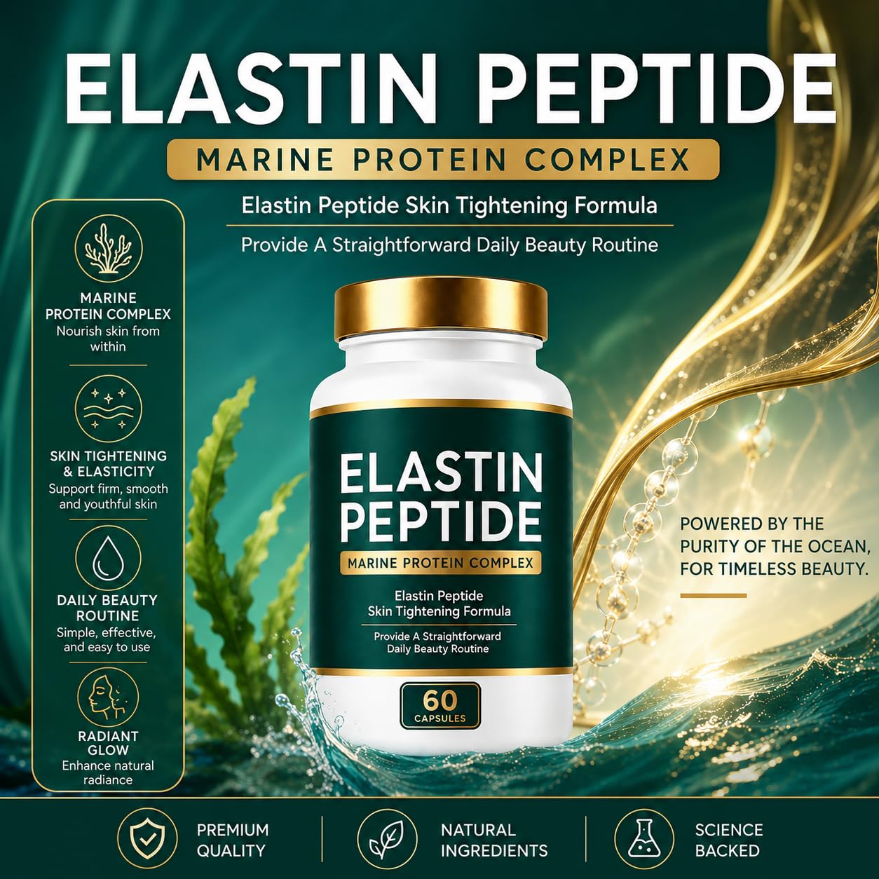 Keikeyo Elastin Peptides Powder 3.5 Ounce