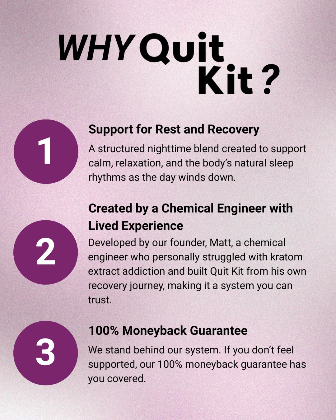 Quit Kit Nighttime Detox & Sleep Recovery System, 63 Capsules