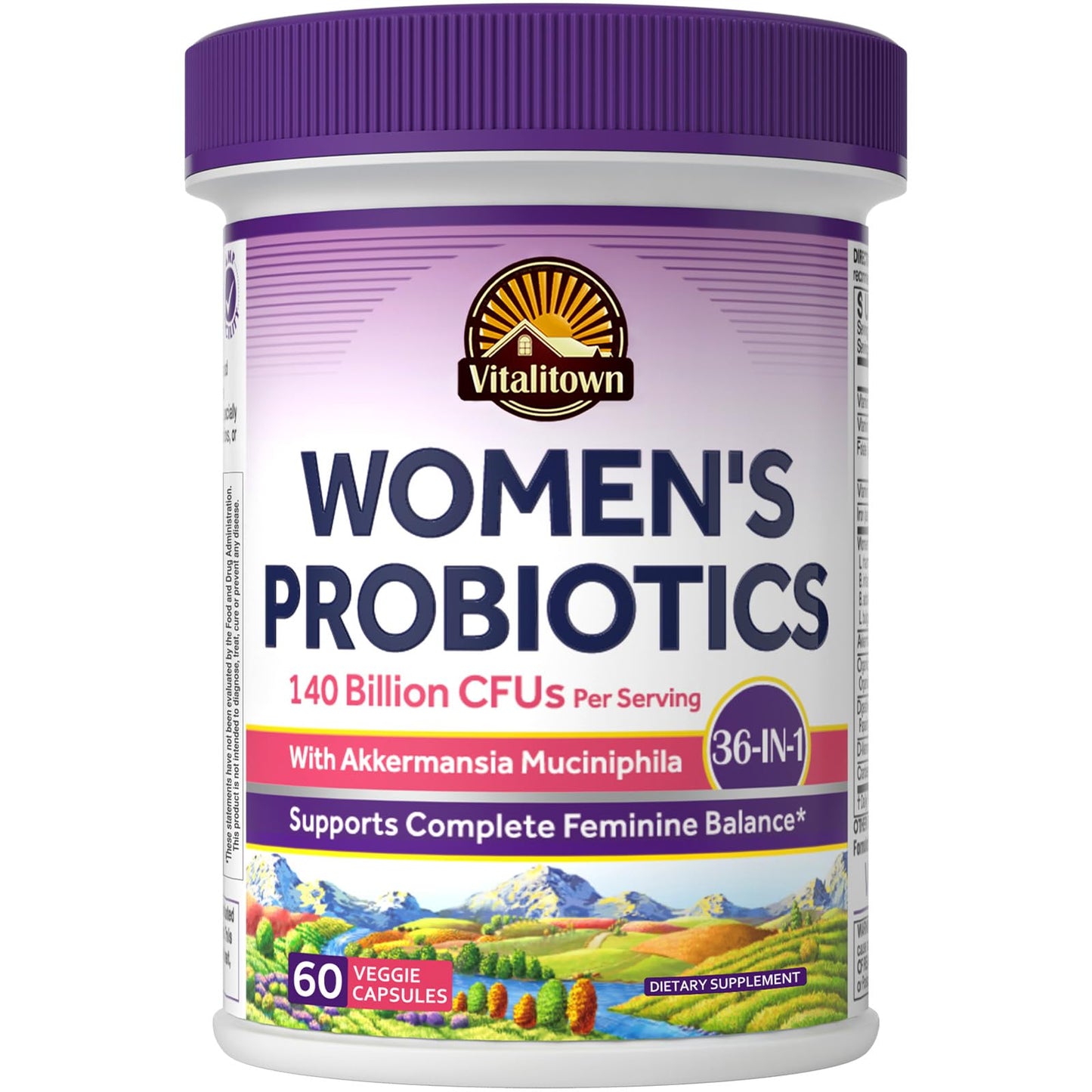 Vitalitown Probiotics for Women Capsules, 60 Count