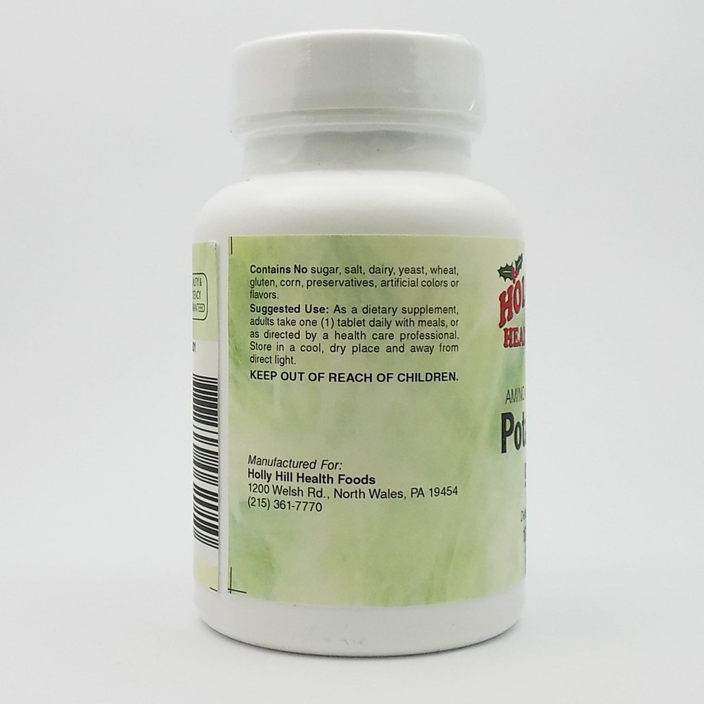 Holly Hill Health Foods Potassium 99 MG Tablets 100
