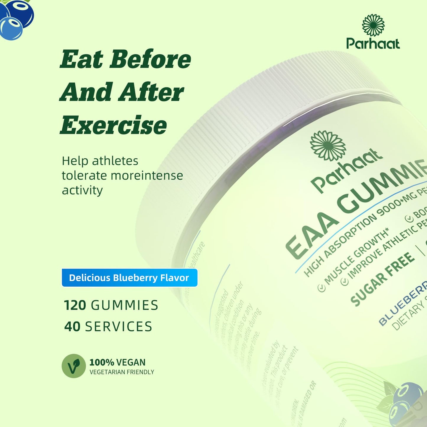 Parhaat EAA Gummies Gummy, 120 Count