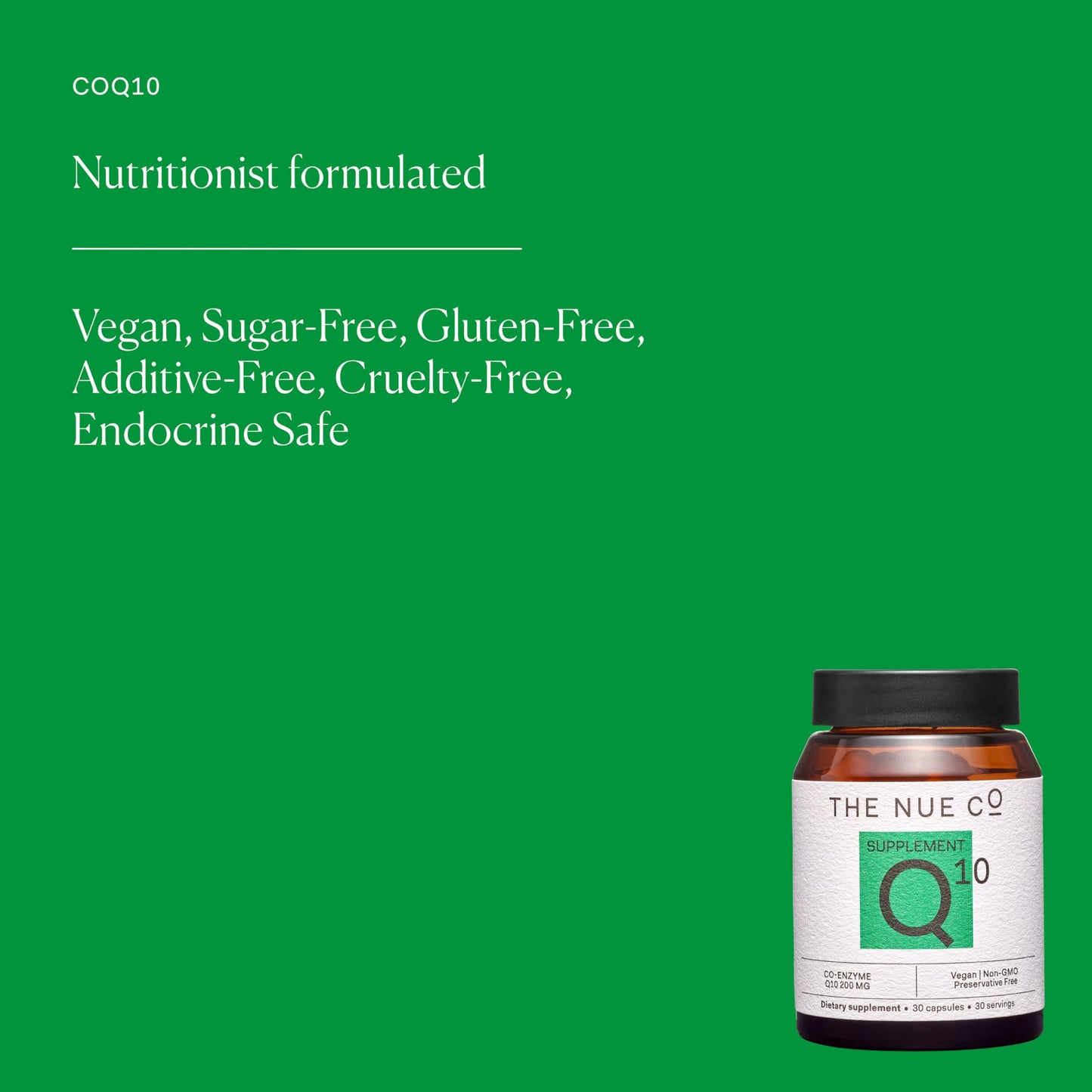 The Nue Co COQ10 Supplement Capsule, 30 Capsules