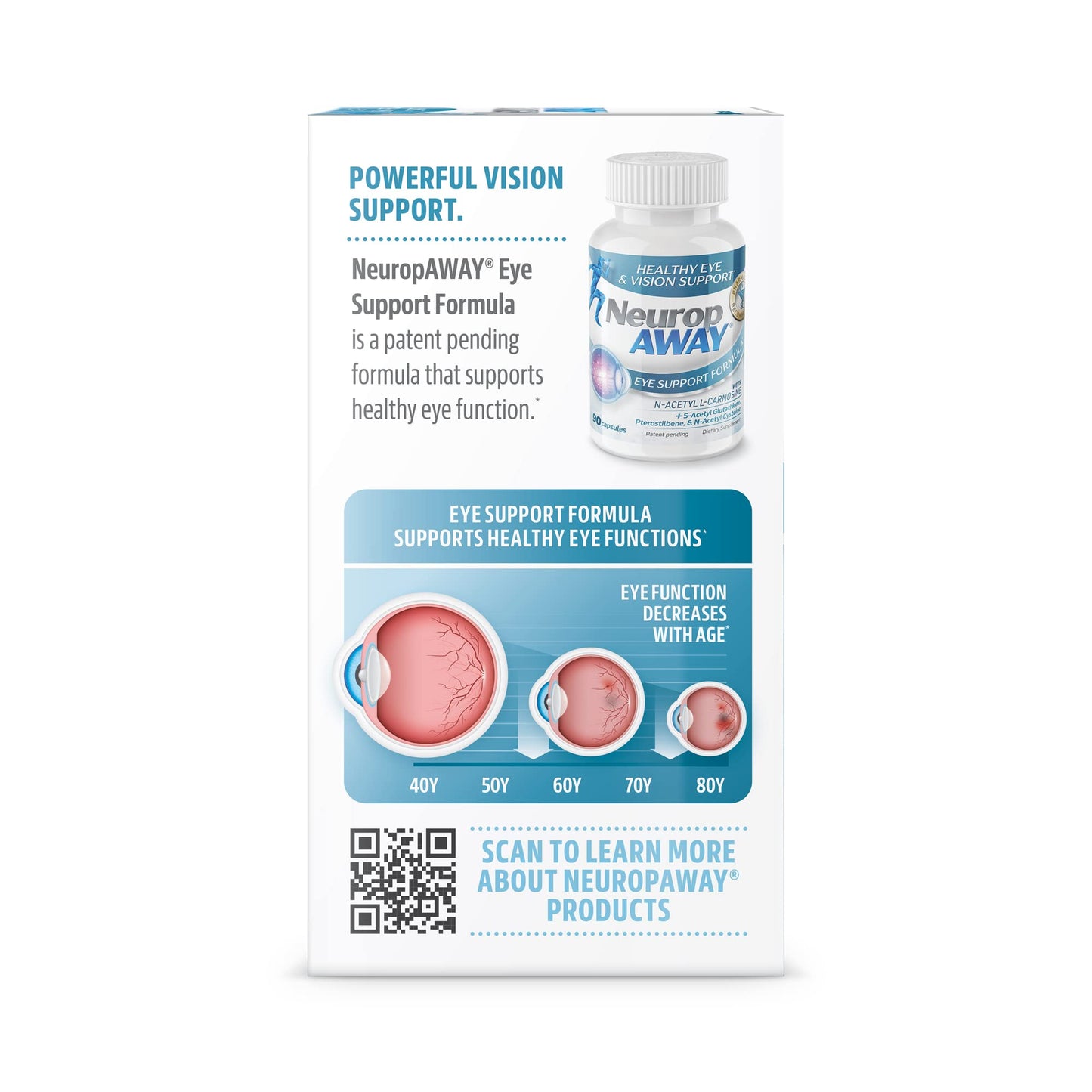 NeuropAWAY Eye Support Supplement Capsule 90 Count