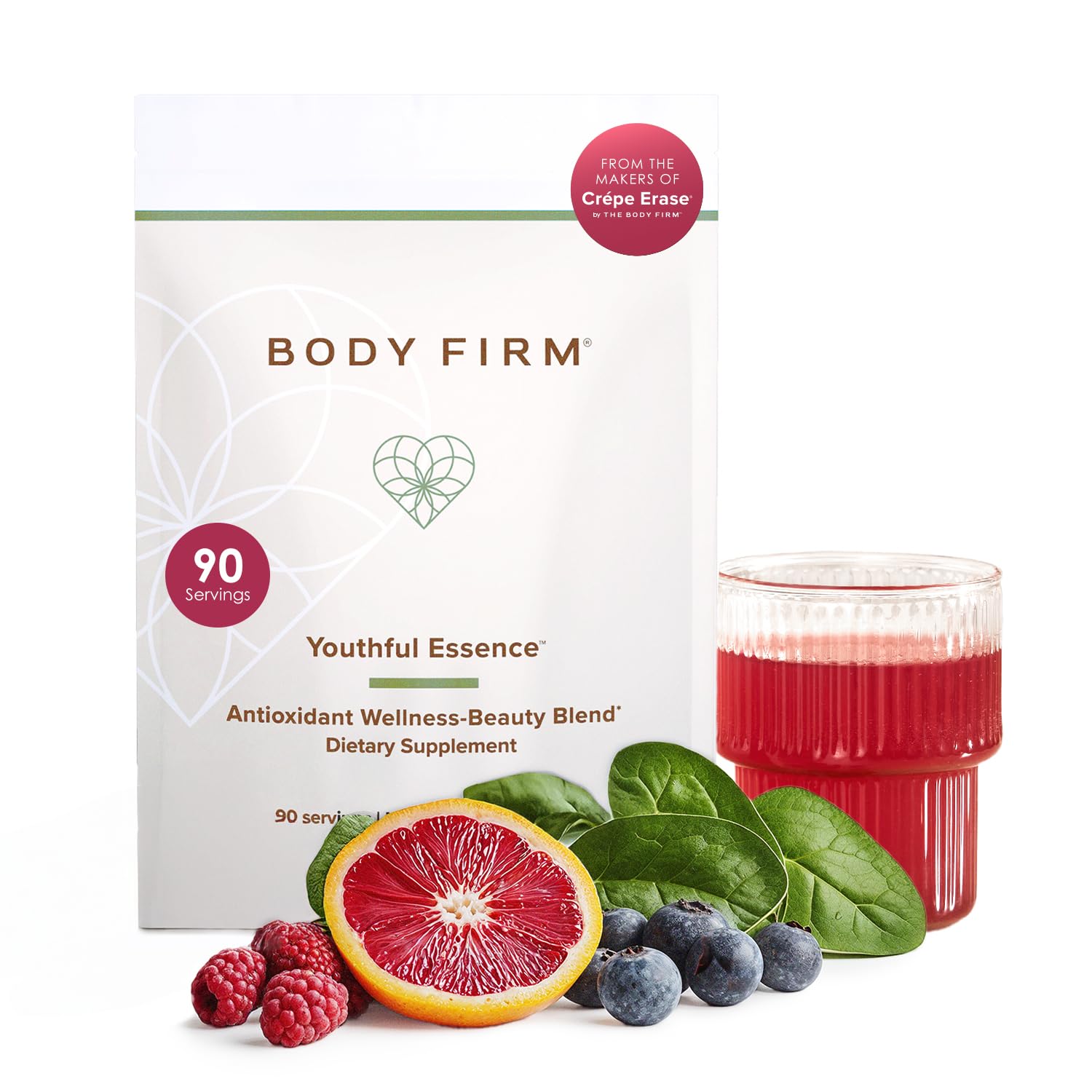 Body Firm Youthful Essence Antioxidant Wellness-Beauty Blend Powder 5.08 Ounce