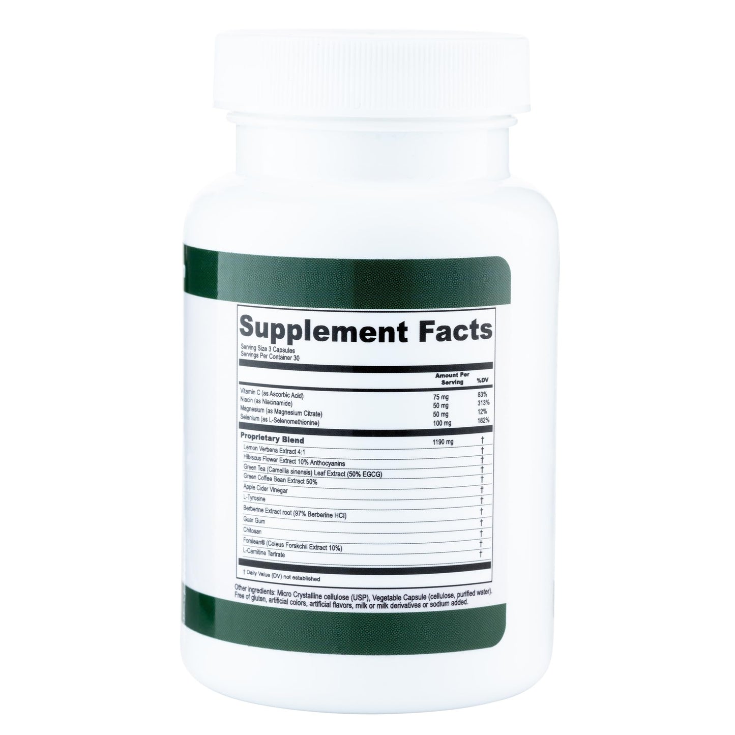 M.D. Blend MediTrim Energy Supplements Capsules 90 Count